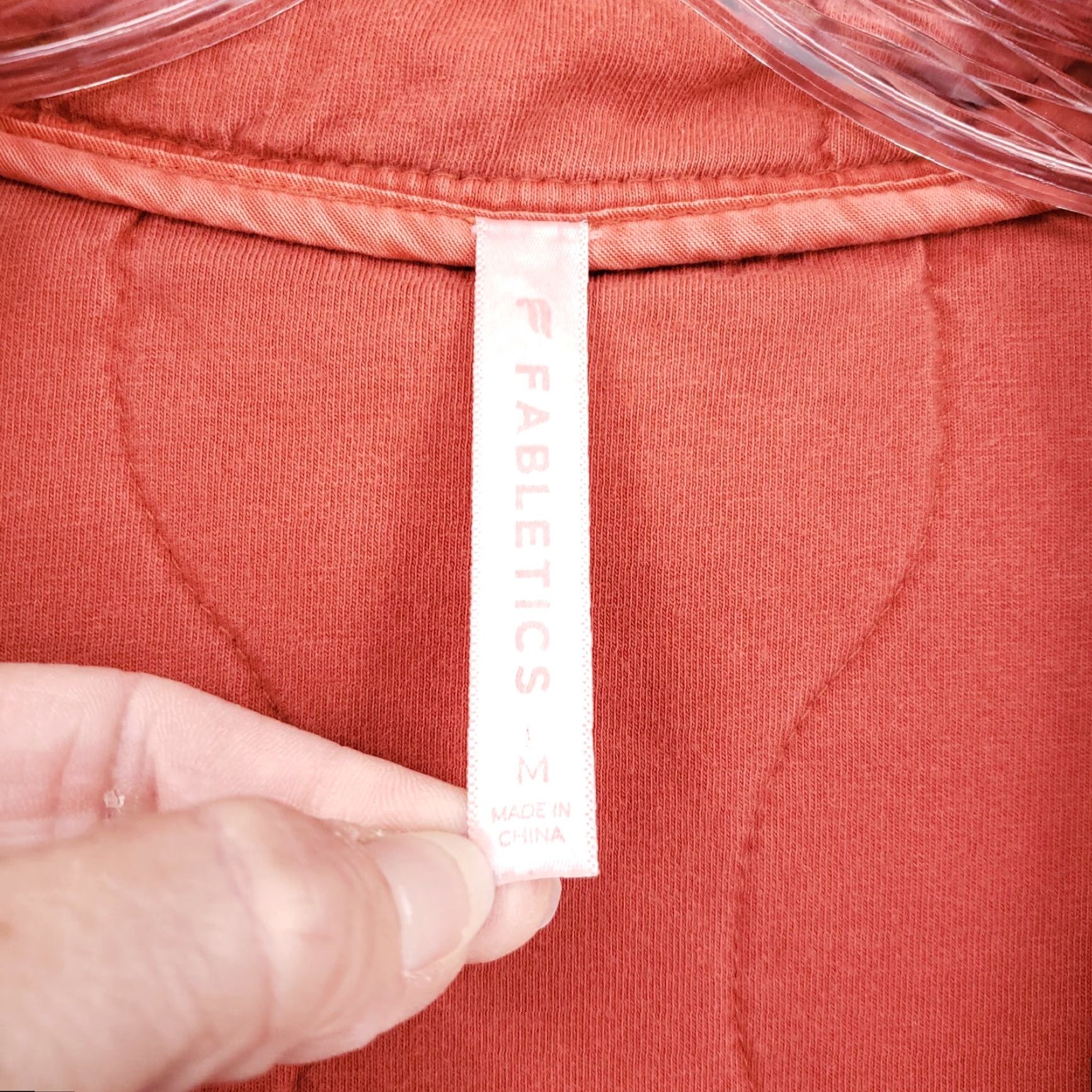 Fabletics Fabletics Jacket Womens M Medium Orange Tedi Quilted Full Zip Long Sleeve Cotton Size M / US 6-8 / IT 42-44 - 6 Thumbnail