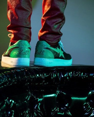 Bape BAPE x GUNNA (SLATT) BAPE STA LOW MENS A BATHING APE 9 Size US 9 / EU 42 - 14 Thumbnail