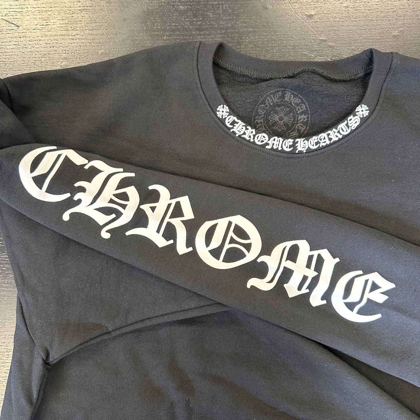 Chrome Hearts Neck Logo Crewneck Size US M / EU 48-50 / 2 - 4 Thumbnail