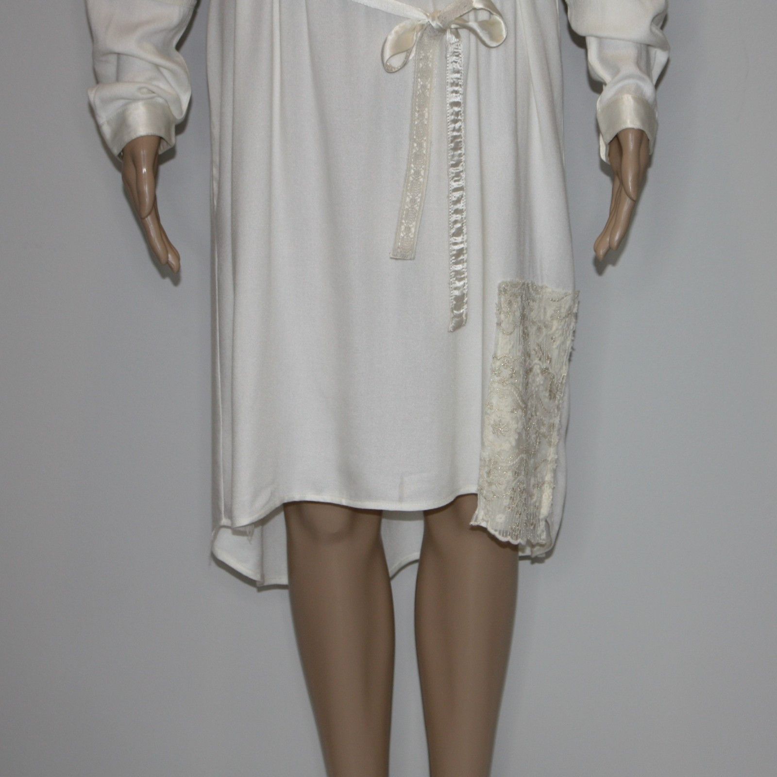 Anthropologie Tiny Amarante Embroidered Shirtdress Dress size M NWT $148 Size M / US 6-8 / IT 42-44 - 6 Thumbnail