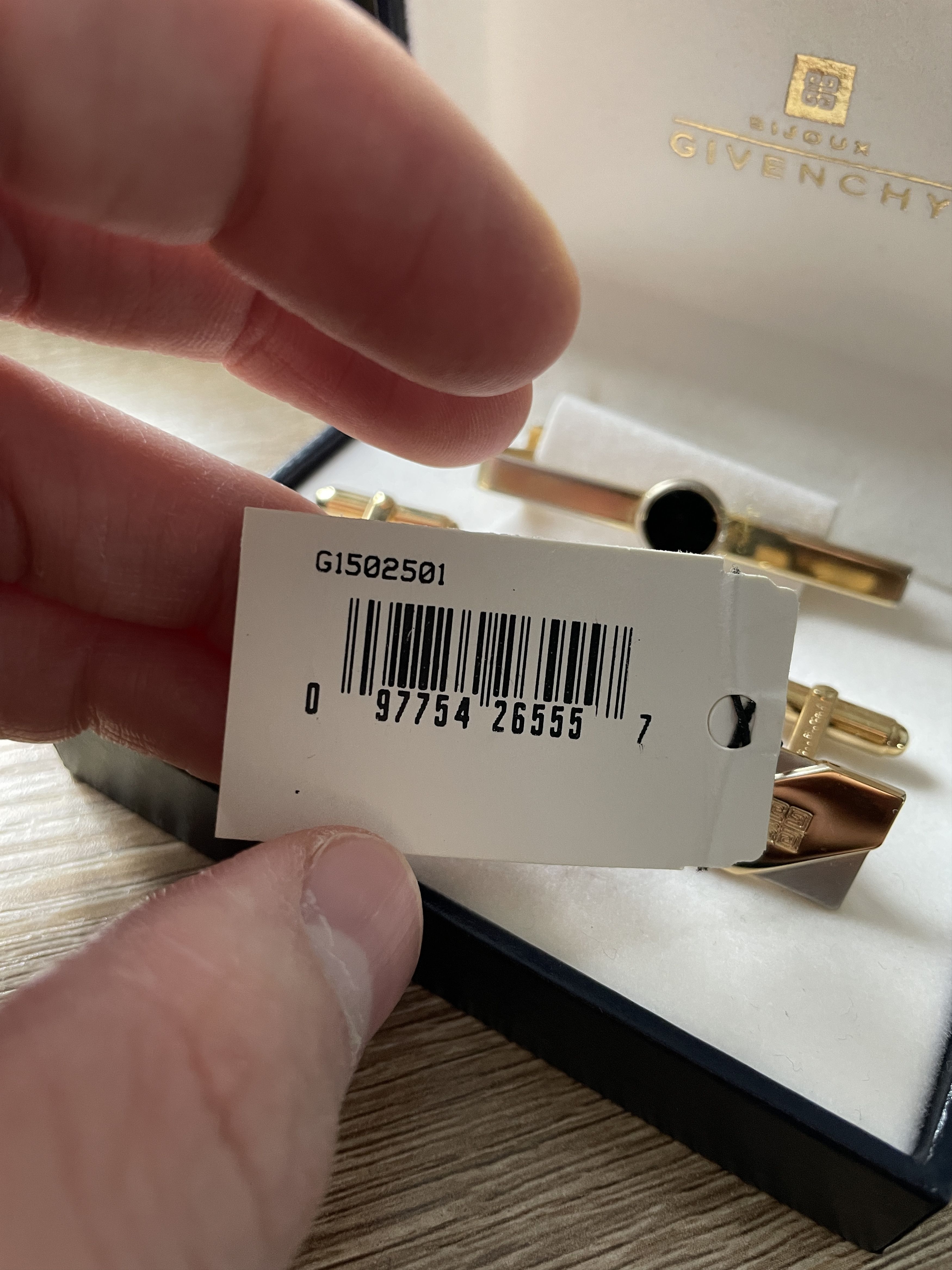 Givenchy VINTAGE GIVENCHY CUFFLINKS TIE CLIPS SET Size ONE SIZE - 3 Thumbnail