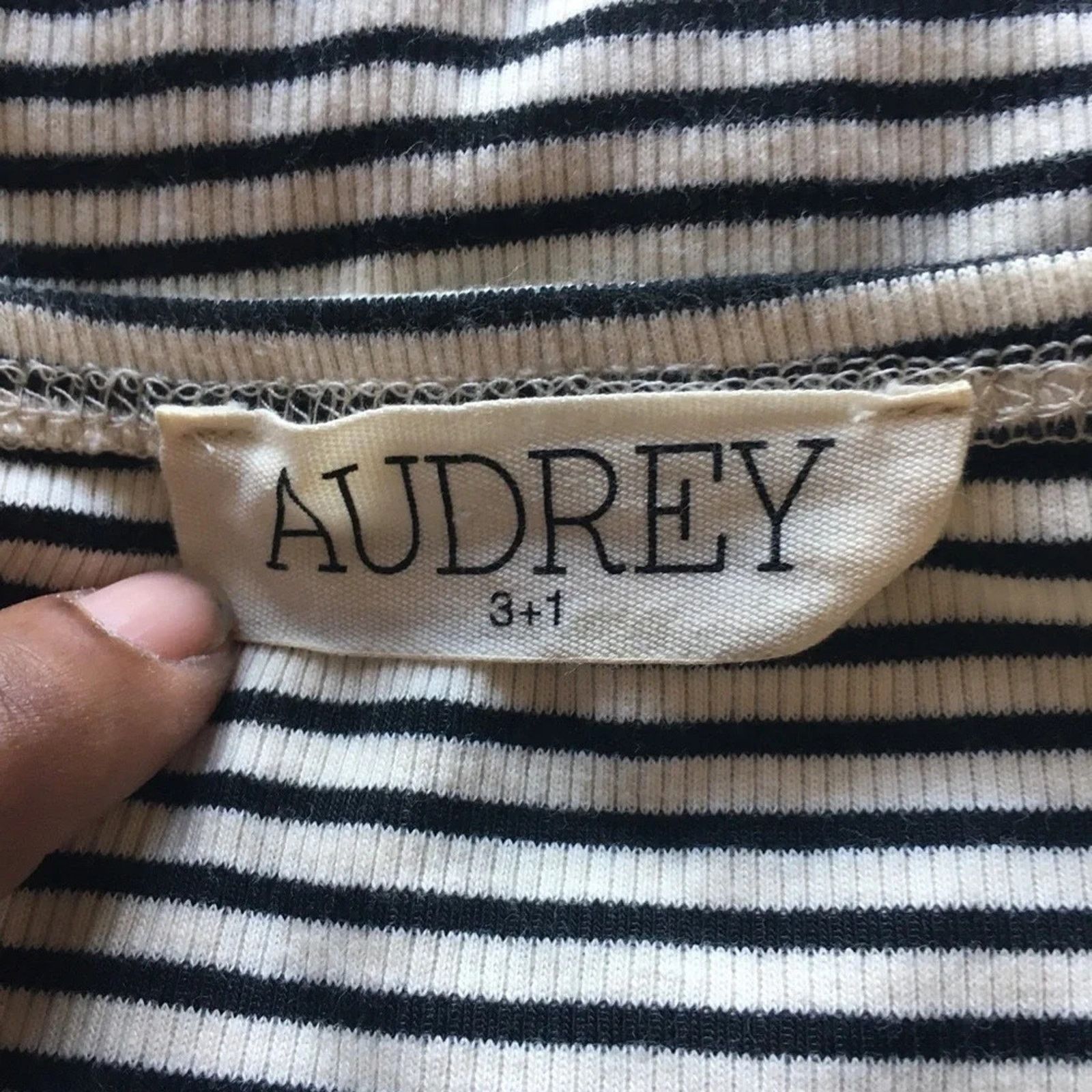 The Unbranded Brand Audrey 3+1 slim fit black & white striped mini dress, size S Size S / US 4 / IT 40 - 4 Thumbnail