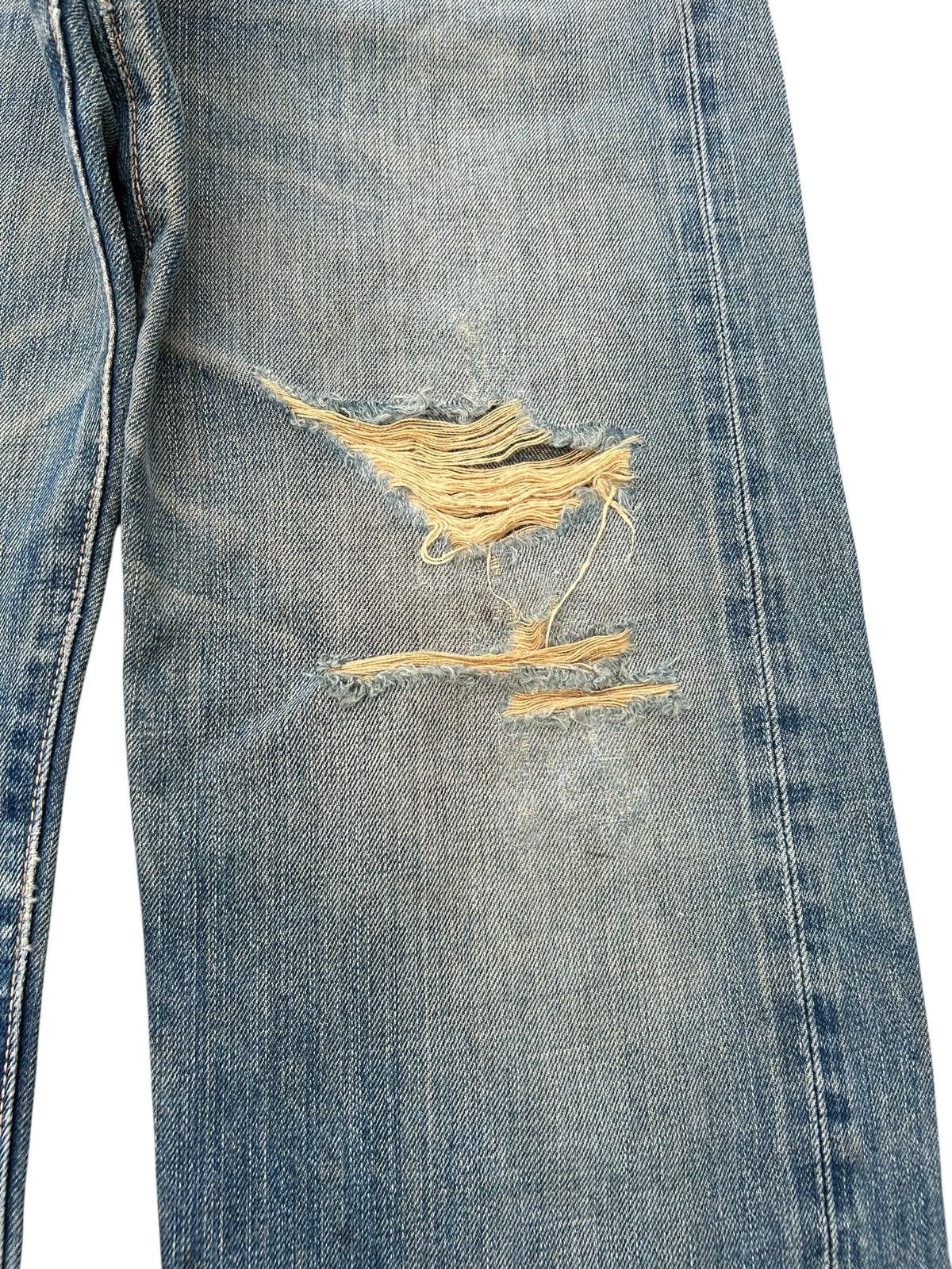 Japanese Brand × Kapital × Vintage Edwin Selvedge Distressed Rusty mud Wash Denim Size US 28 / EU 44 - 4 Thumbnail