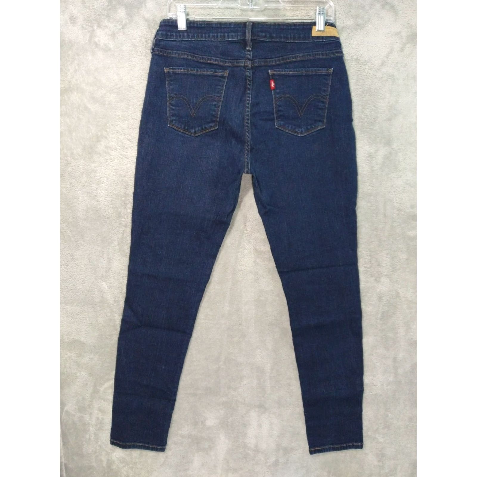 Levi's Levi's Jeans Women Size 12 Blue Denim Mid Rise Skinny Stretch Size 34" / US 12 / IT 48 - 2 Thumbnail