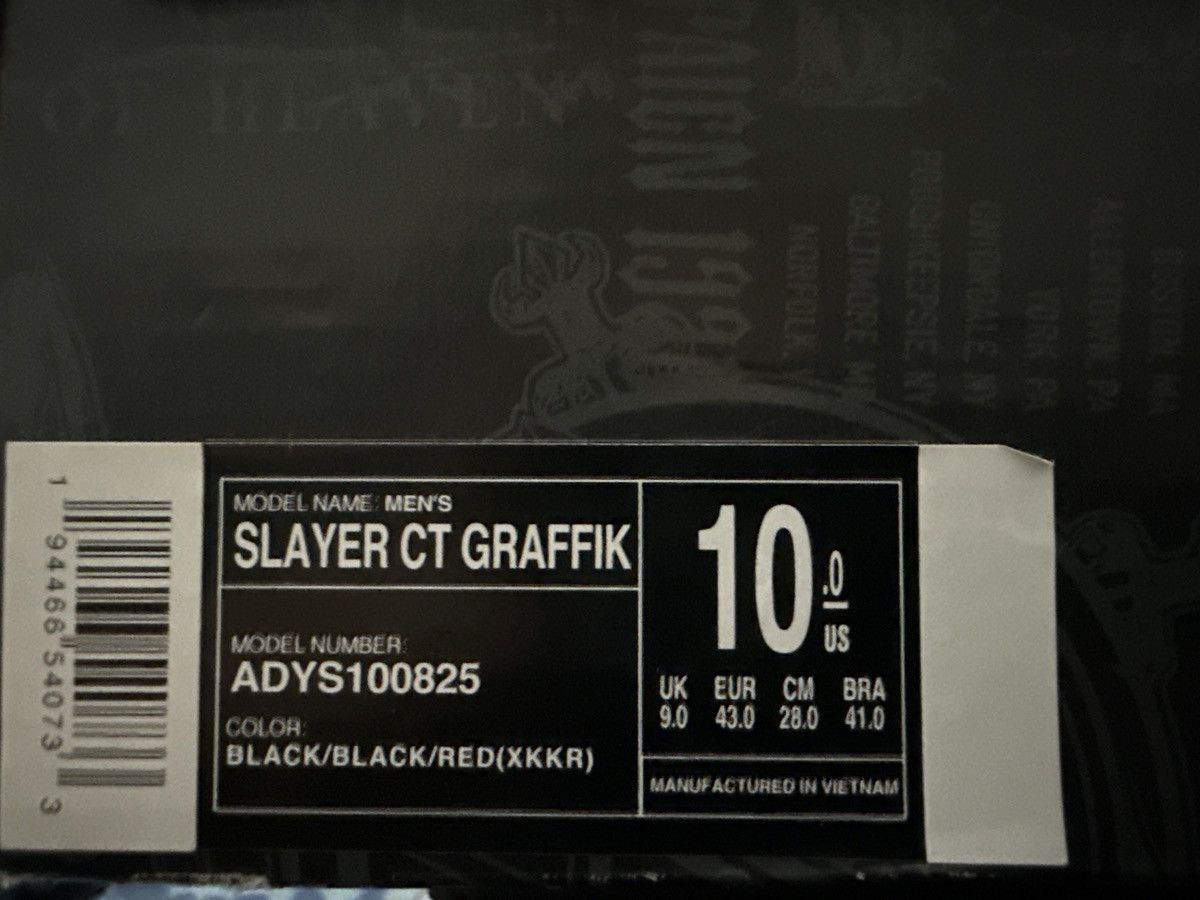 DC DC Slayer Court Graffik Size 10 Mens Black Red Brand New/Box Size US 10 / EU 43 - 8 Thumbnail