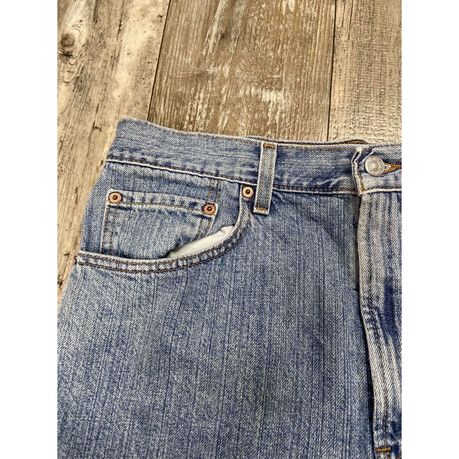 Levi's × Vintage Grunge Essential Vintage Y2K Levis Shorts Faded Baggy USA Size US 34 / EU 50 - 2 Thumbnail