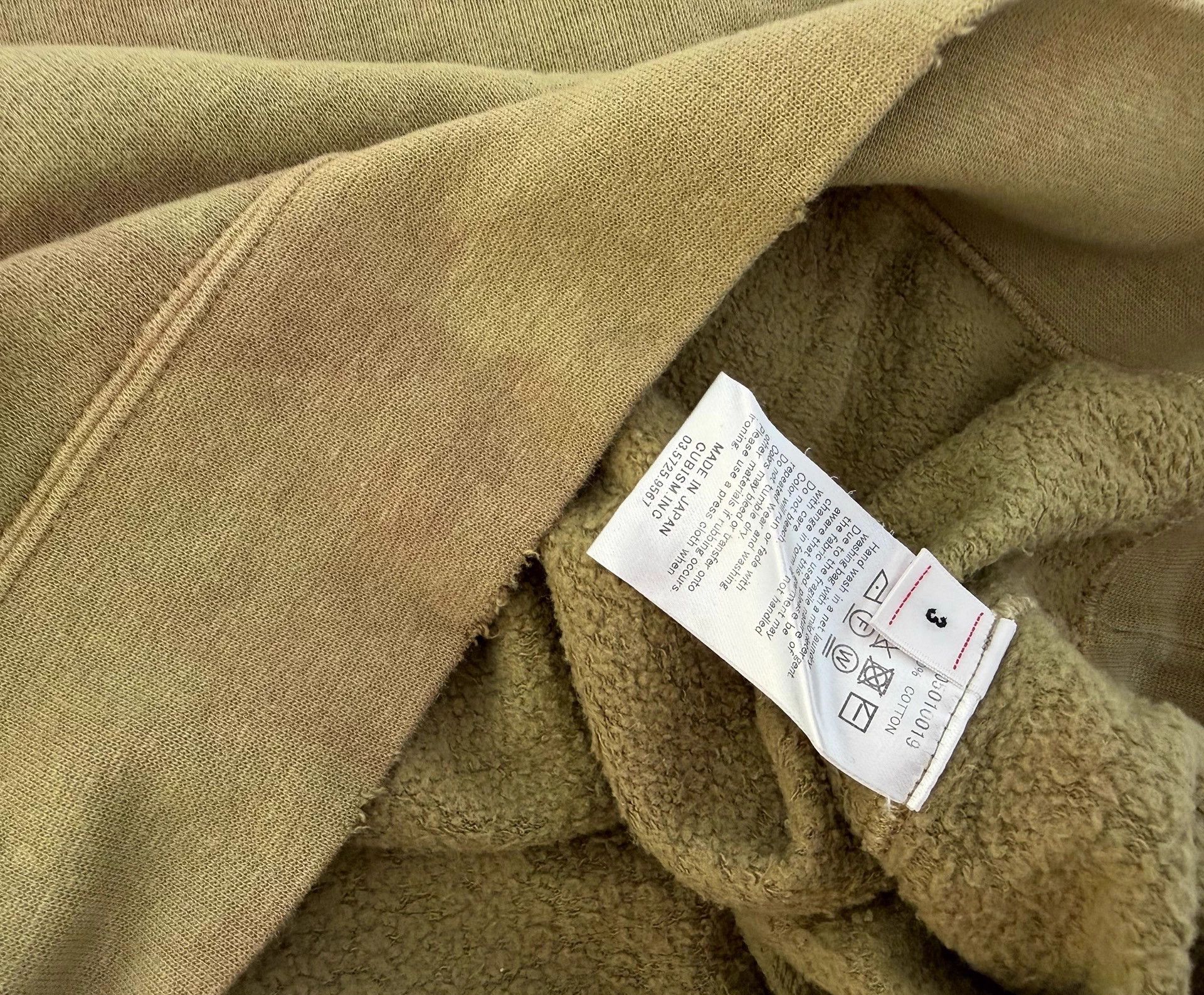 Visvim VISVIM JUMBO HOODIE P.O. UNEVEN DYE 19AW Green Good Size US L / EU 52-54 / 3 - 3 Thumbnail