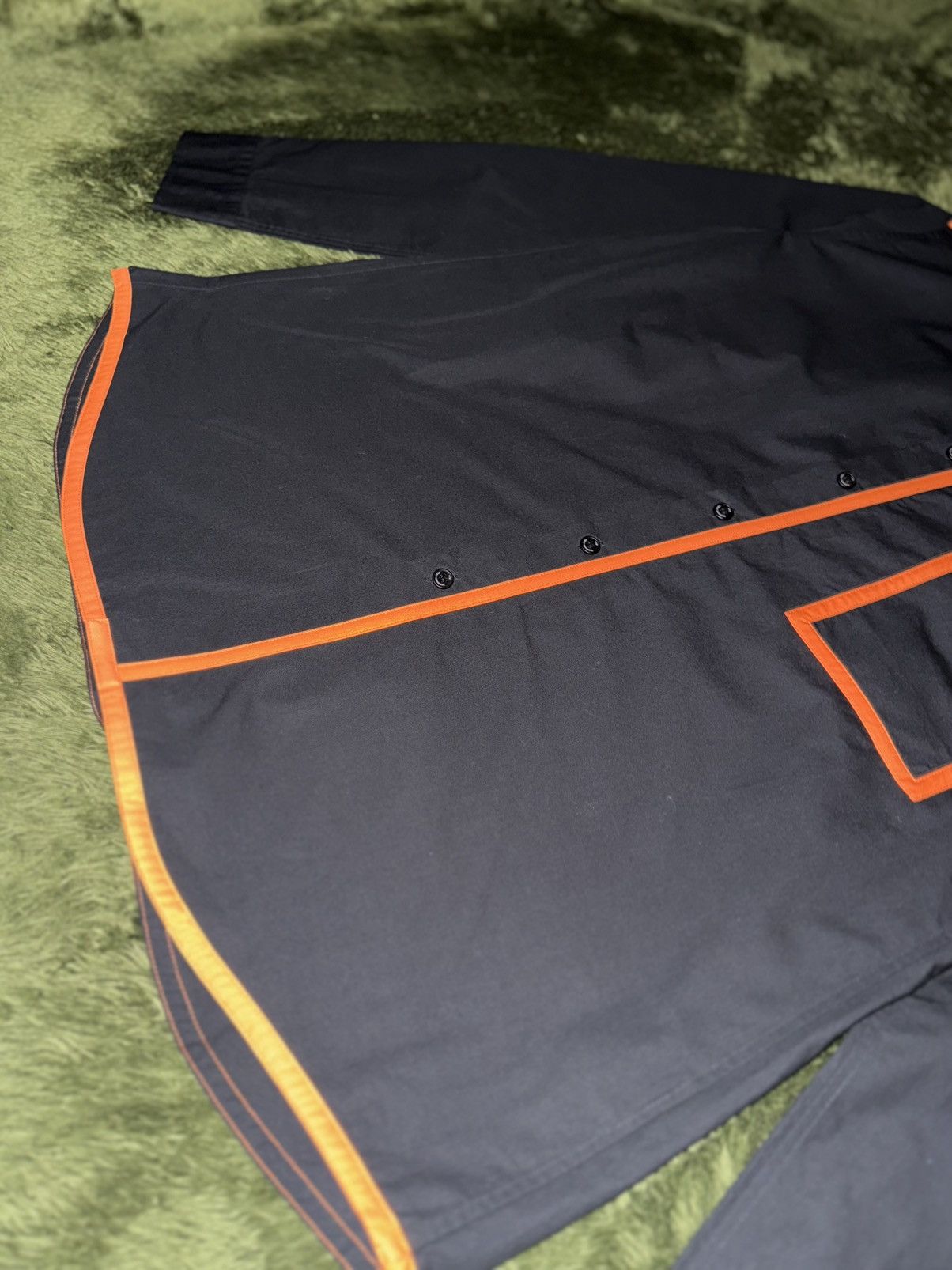 Y-3 [S] Y-3 Yohji Yamamoto 15SS Orange Line Cotton Shirt Size US S / EU 44-46 / 1 - 5 Thumbnail