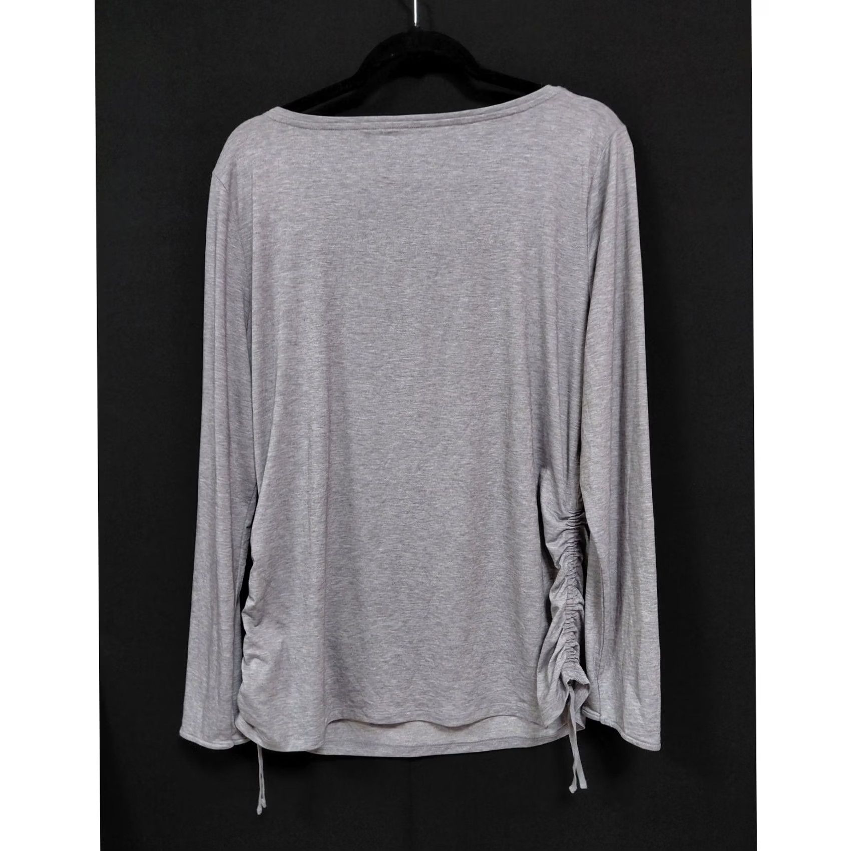 Athleta Athleta Ruched Long Sleeve Gray Knit Women XL Size XL / US 12-14 / IT 48-50 - 2 Thumbnail
