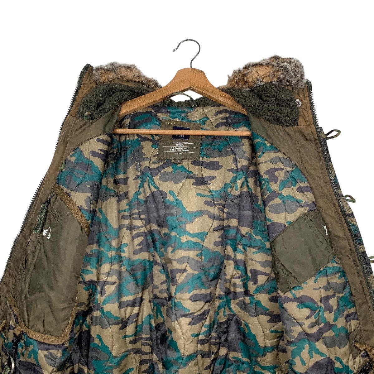 Gap Y2k Vintage GAP Snorkel Fur Hooded Parka Jacket #2870-C129 Size US S / EU 44-46 / 1 - 13 Thumbnail