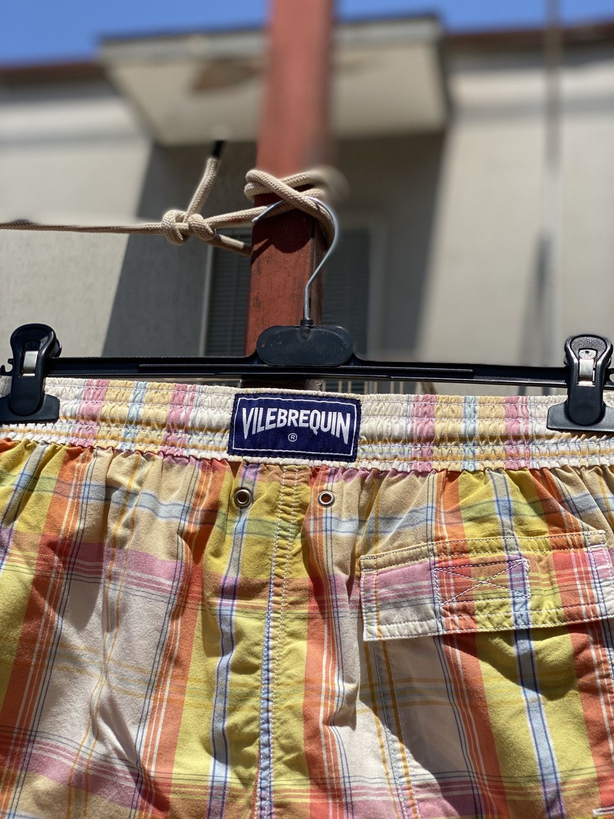 Vilebrequin Men’s VILEBREQUIN Multicolour Plaid Swim Shorts Size M Size US 32 / EU 48 - 4 Thumbnail