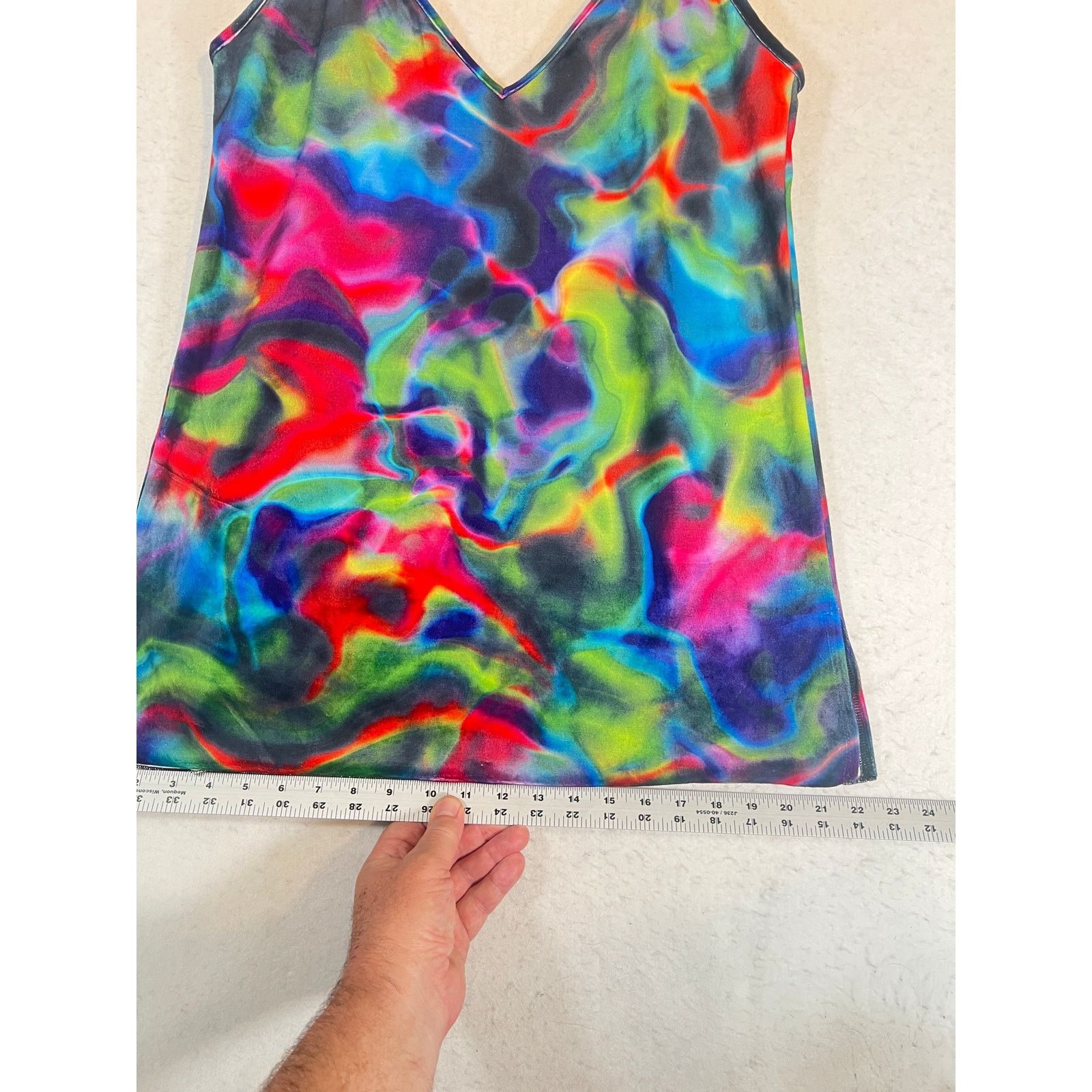 Hurley Hurley Nebula Mini-Dress Woman's M Tye Dye Adjustable Straps Size M / US 6-8 / IT 42-44 - 8 Thumbnail
