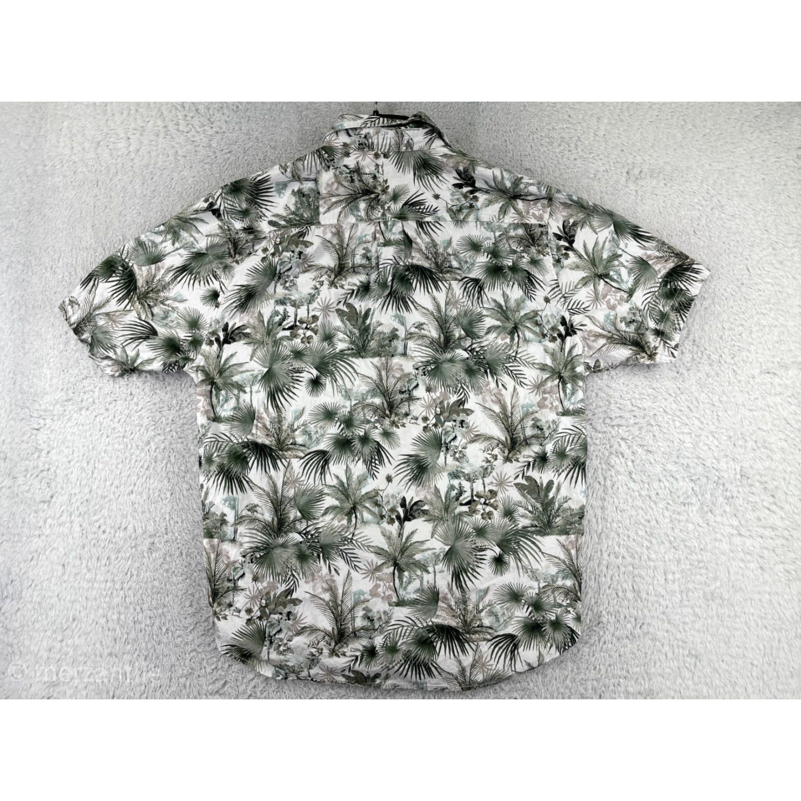 Tommy Bahama Tommy Bahama Shirt Men Large White Green Palm Button Up Beach Resort Vacation Size US L / EU 52-54 / 3 - 2 Thumbnail