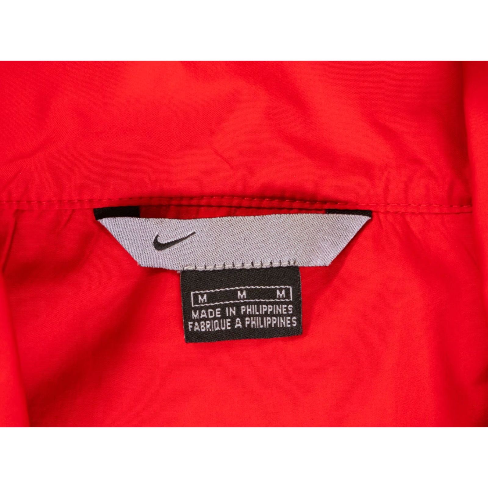 Nike VINTAGE Nike Windbreaker Jacket Red 90s Mens M Lightweight Casual Logo Zip Stand-Up Collar Size US M / EU 48-50 / 2 - 2 Thumbnail