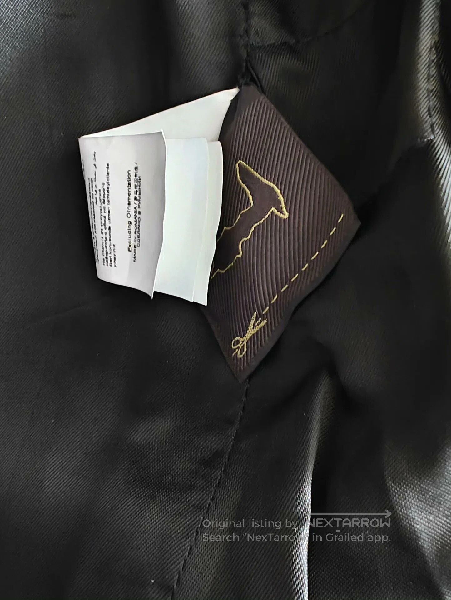 Trussardi Trussardi Lambskin Leather Jacket. Size US M / EU 48-50 / 2 - 6 Thumbnail