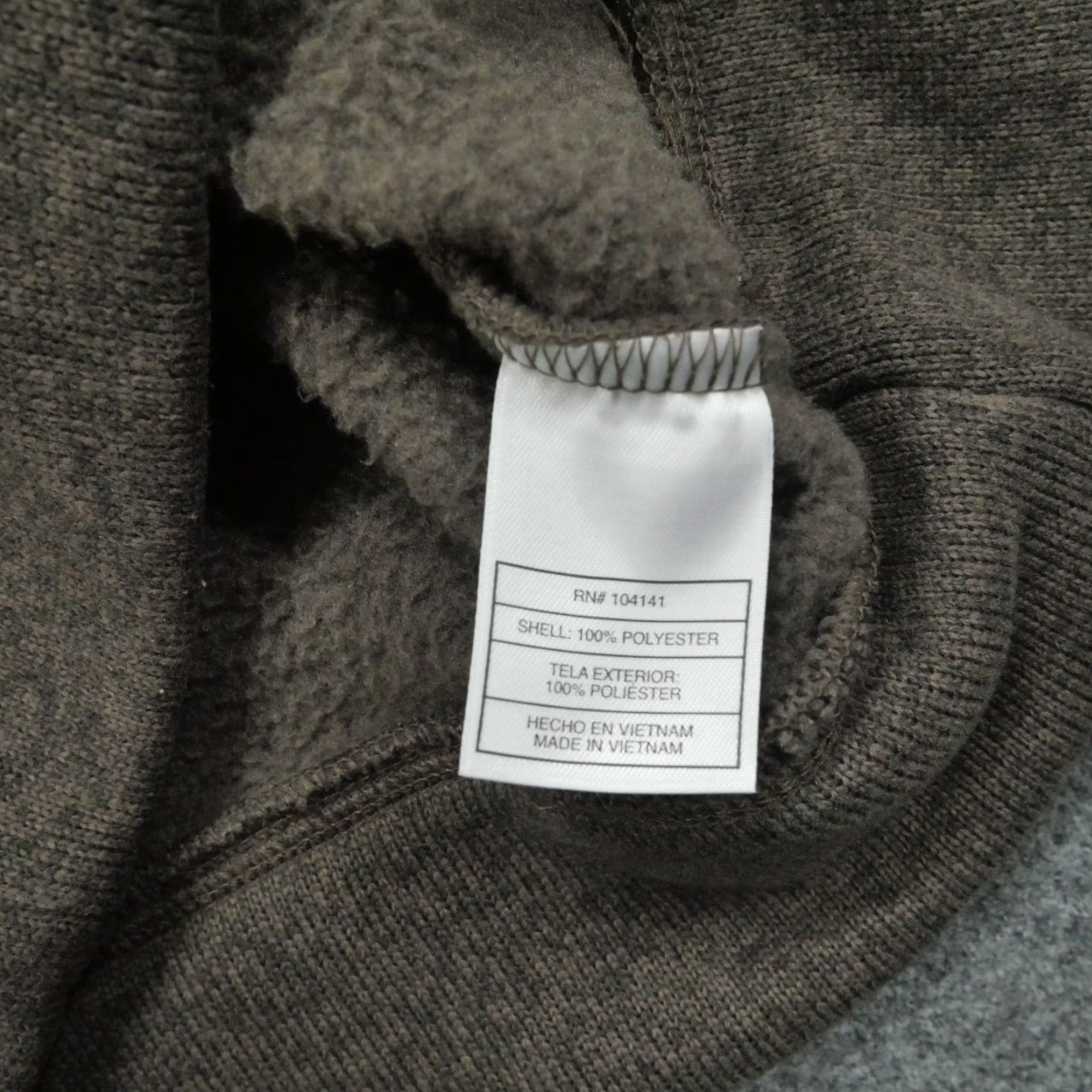 Nike VINTAGE Nike ACG Hoodie Womens Large Brown Pullover Sherpa Hood Y2K Size L / US 10 / IT 46 - 6 Thumbnail