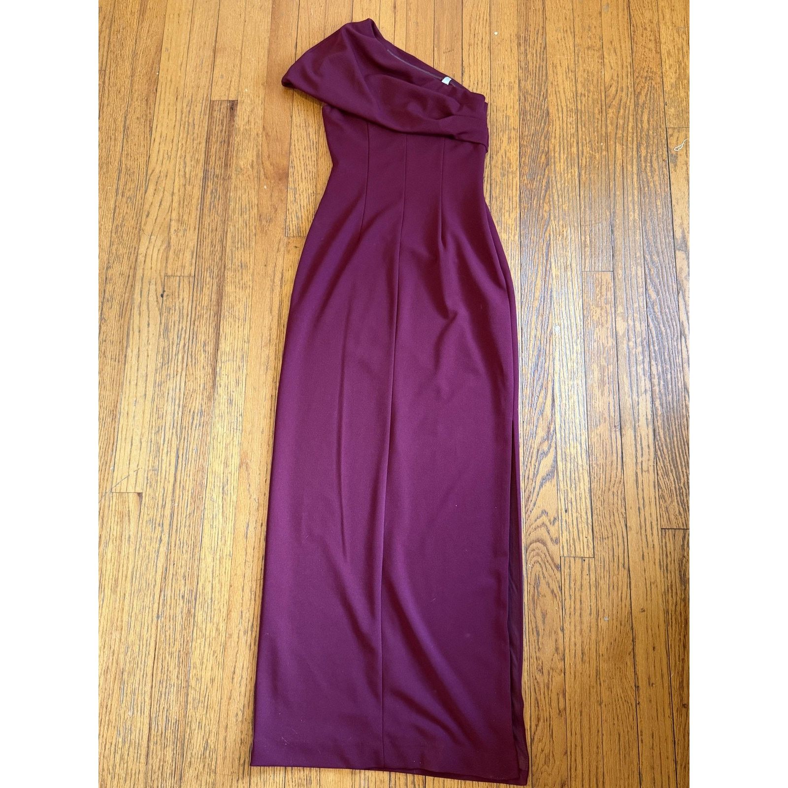 Other Red One Shoulder Gown Formal Evening Wedding size 0 Size XS / US 0-2 / IT 36-38 - 8 Thumbnail