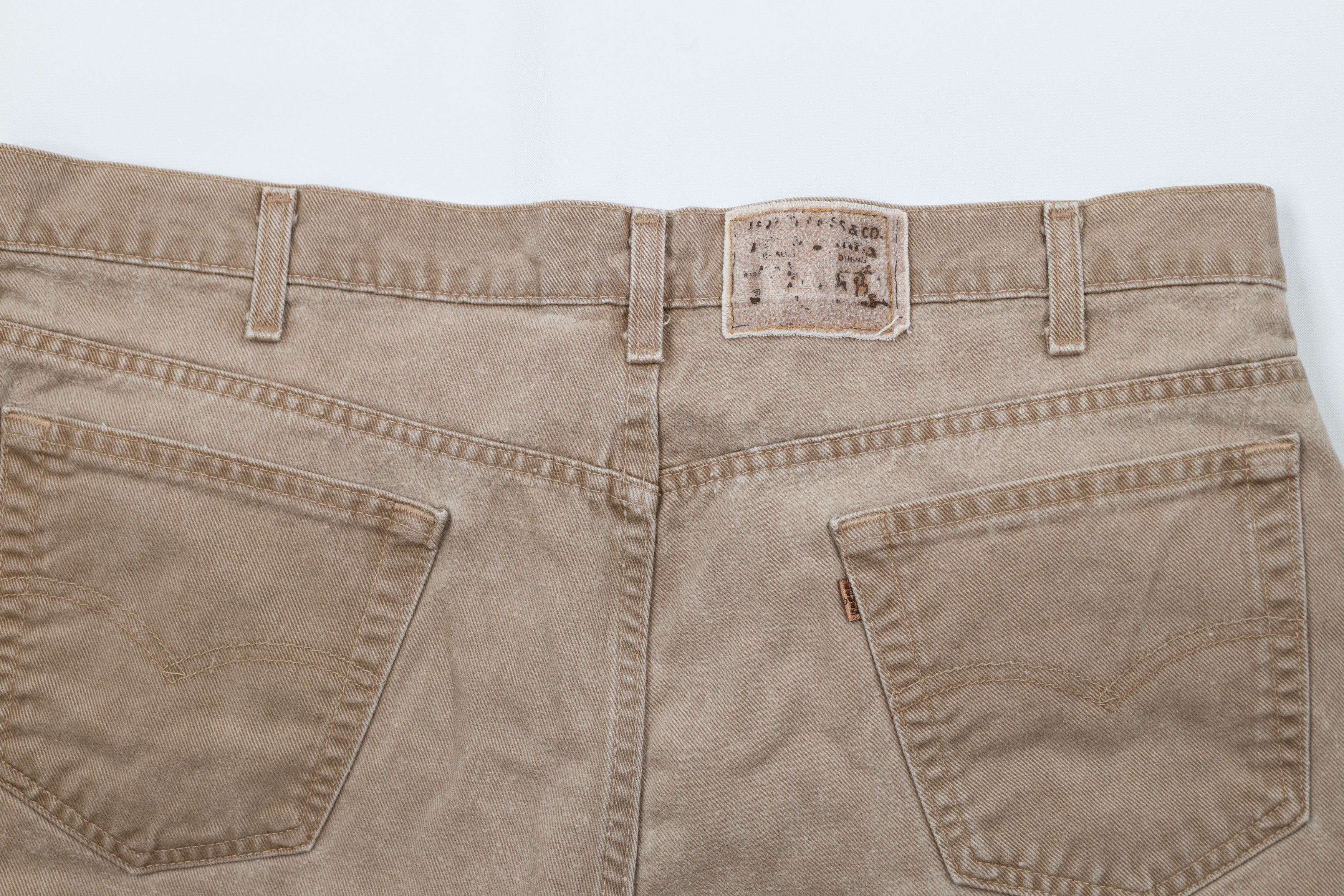 Levi's Vintage 90s Levis Loose Denim Jean Shorts Brown Cotton USA Size US 42 / EU 58 - 11 Thumbnail