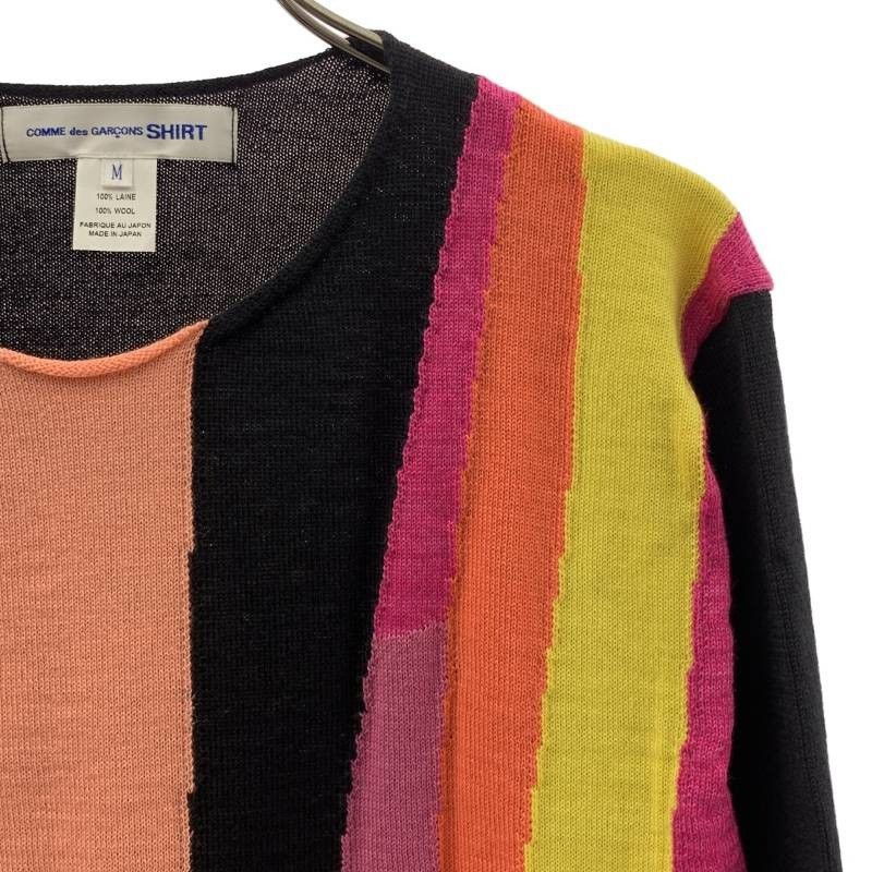 Comme des Garcons COMME des GARCONS SHIRT 24AW Wool Crew Neck Knit Sweater Size US M / EU 48-50 / 2 - 2 Thumbnail