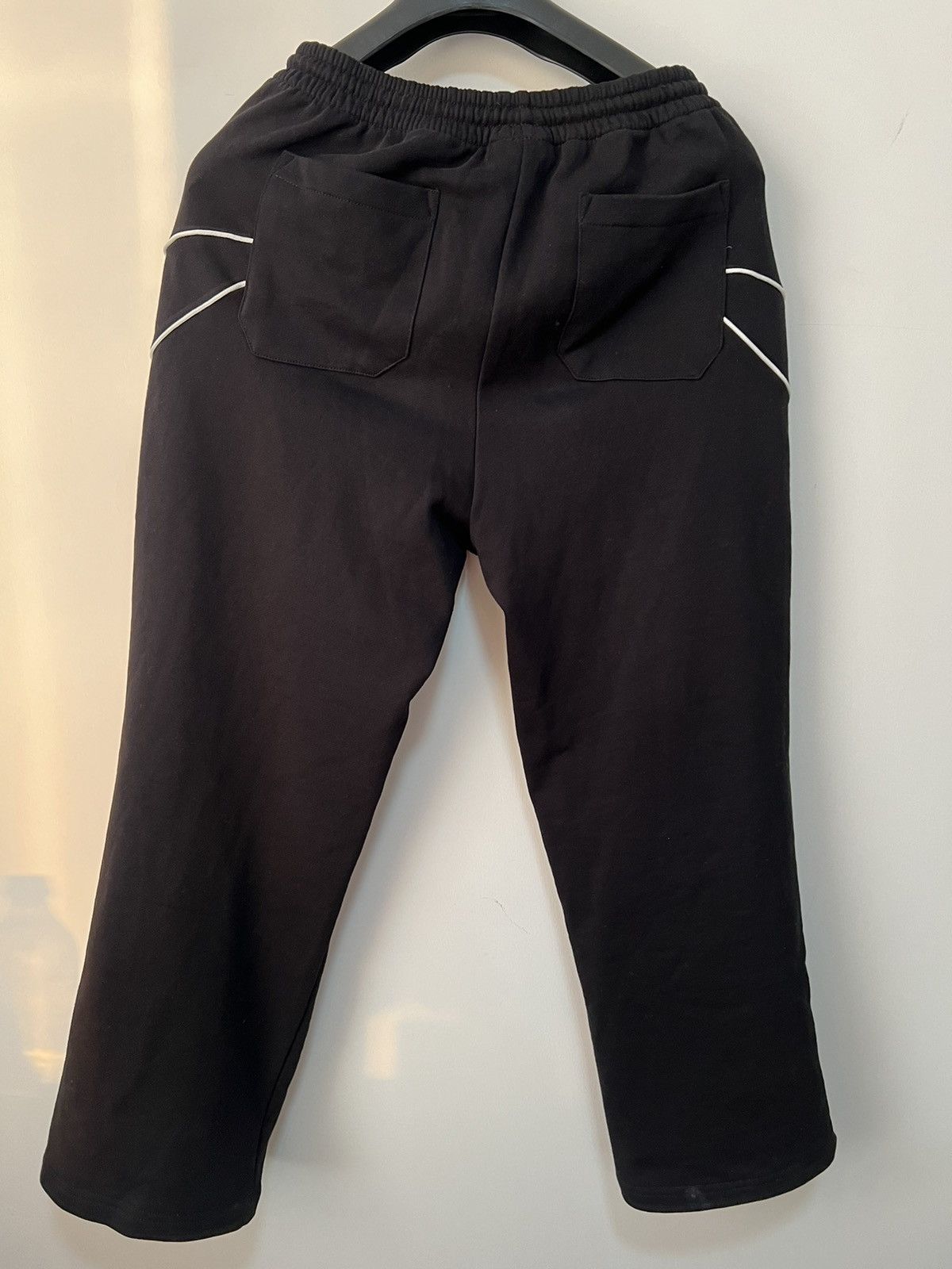 NERDY Piped Wide Track Pants in Black Size US 29 - 5 Thumbnail