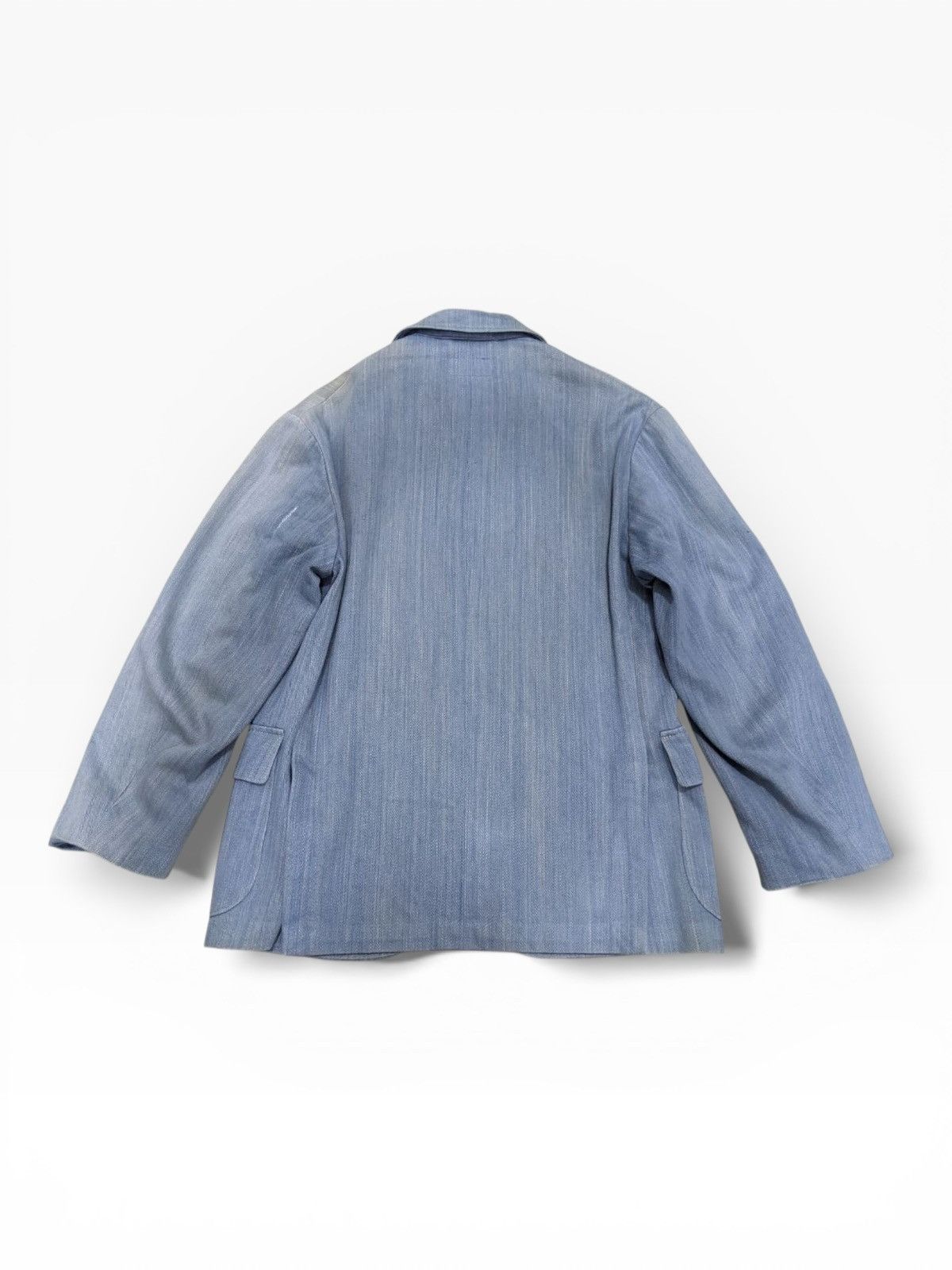 Blue Blue Japan CHORE JACKET BLUE BLUE JAPAN HICKORY BLUE DENIM INDIGO Size US S / EU 44-46 / 1 - 4 Thumbnail