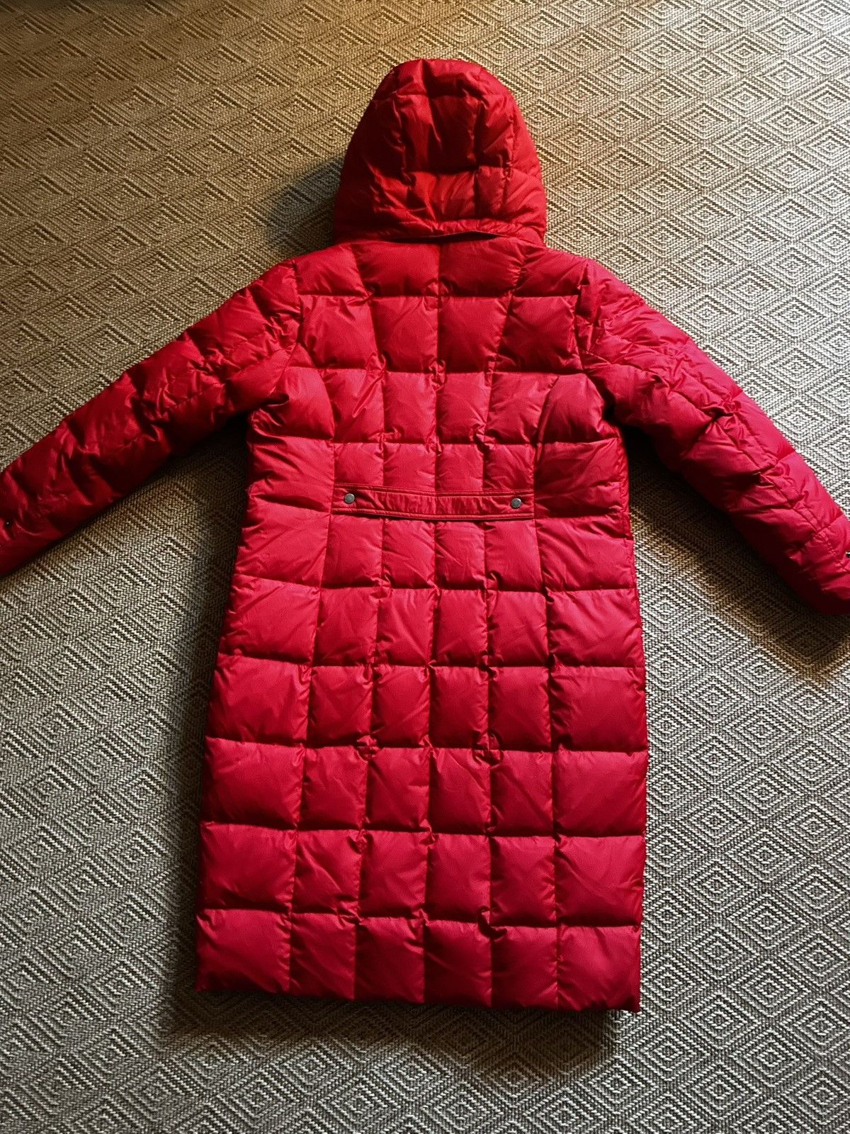 Lands' End Land’s End Knee-Length Puffer, Red, Women’s Large Size L / US 10 / IT 46 - 8 Thumbnail