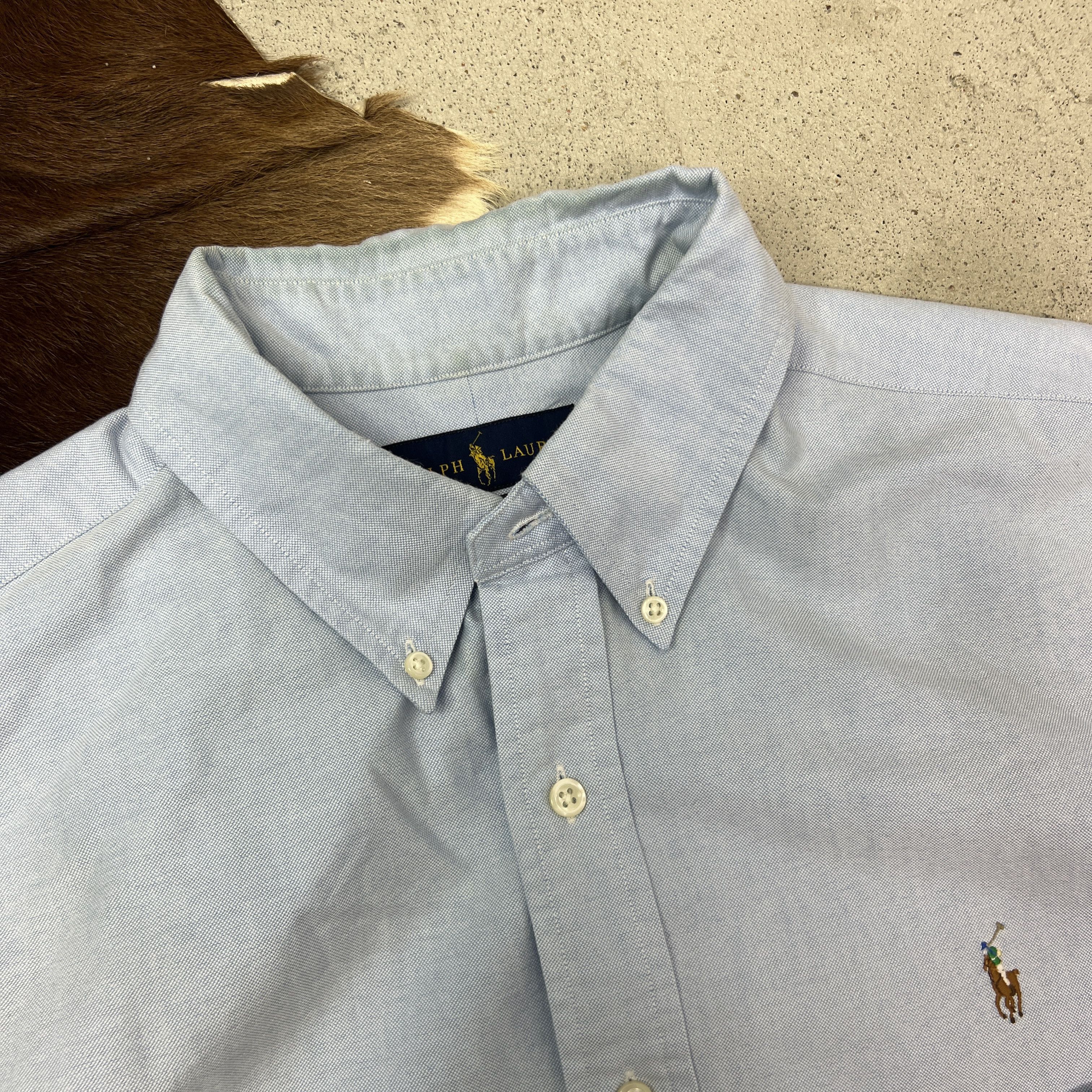 Polo Ralph Lauren Vintage Casual Preppy OCBD Polo Ralph Lauren Shirt 00s Size US XL / EU 56 / 4 - 4 Thumbnail