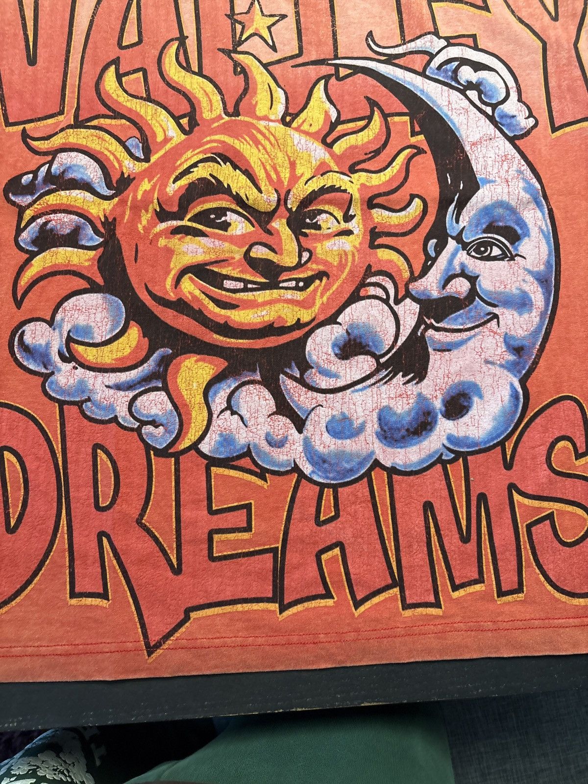 Vale Vale trashed red sun tee valley dreams t-shirt Size US XL / EU 56 / 4 - 4 Thumbnail