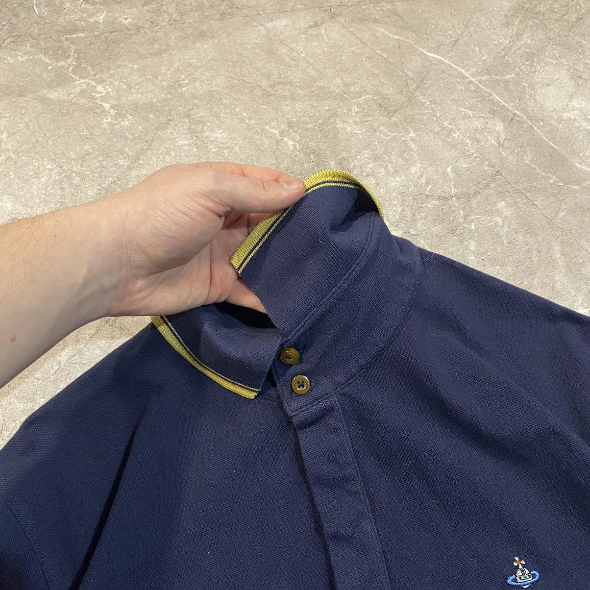 Vivienne Westwood VINTAGE VIVIENNE WESTWOOD POLO TEE SMALL LOGO Size US XL / EU 56 / 4 - 6 Thumbnail