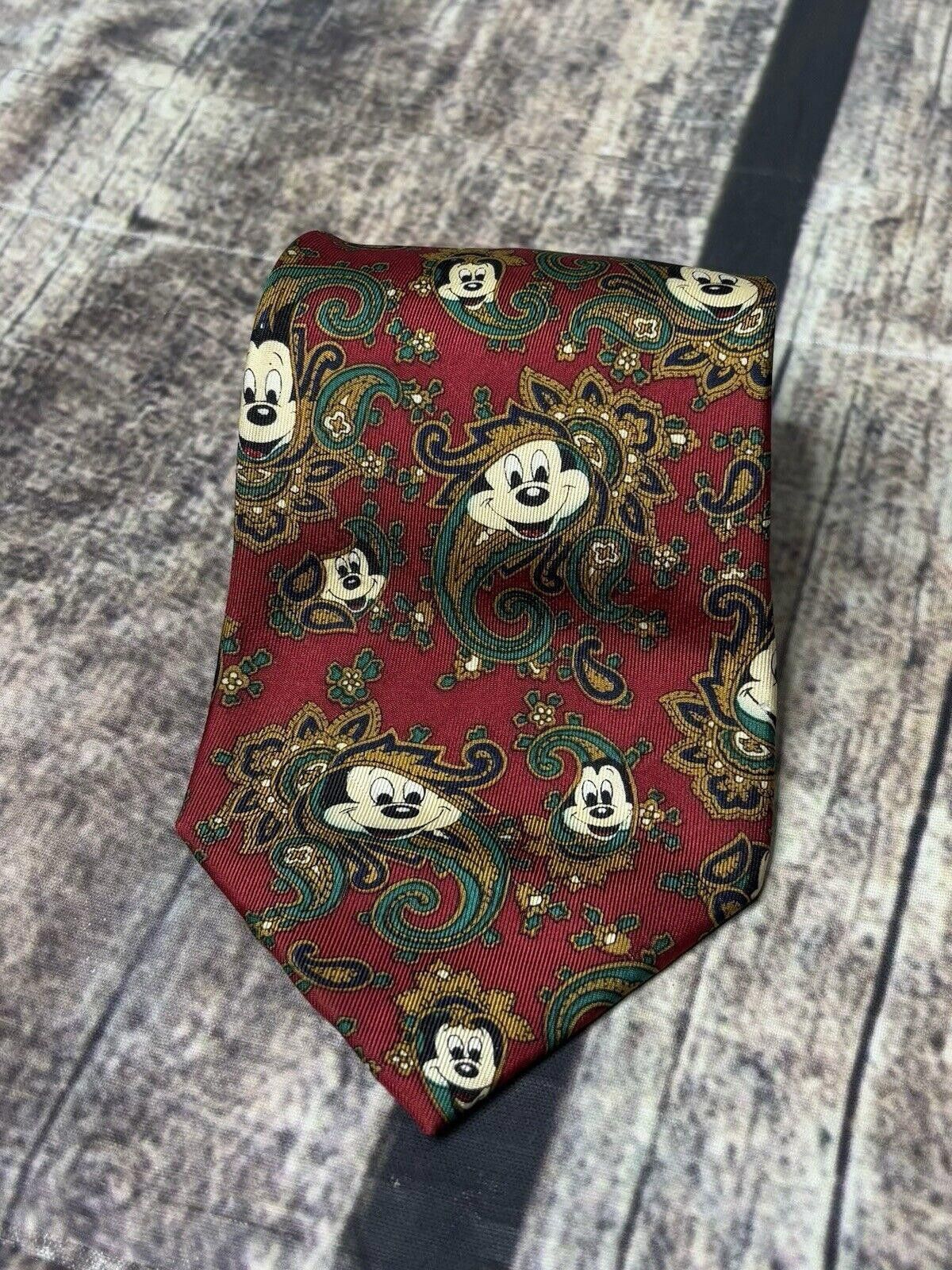 Disney Disney Balancine The Tie Works Silk Neck Tie Paisley 90s Size ONE SIZE - 1 Thumbnail