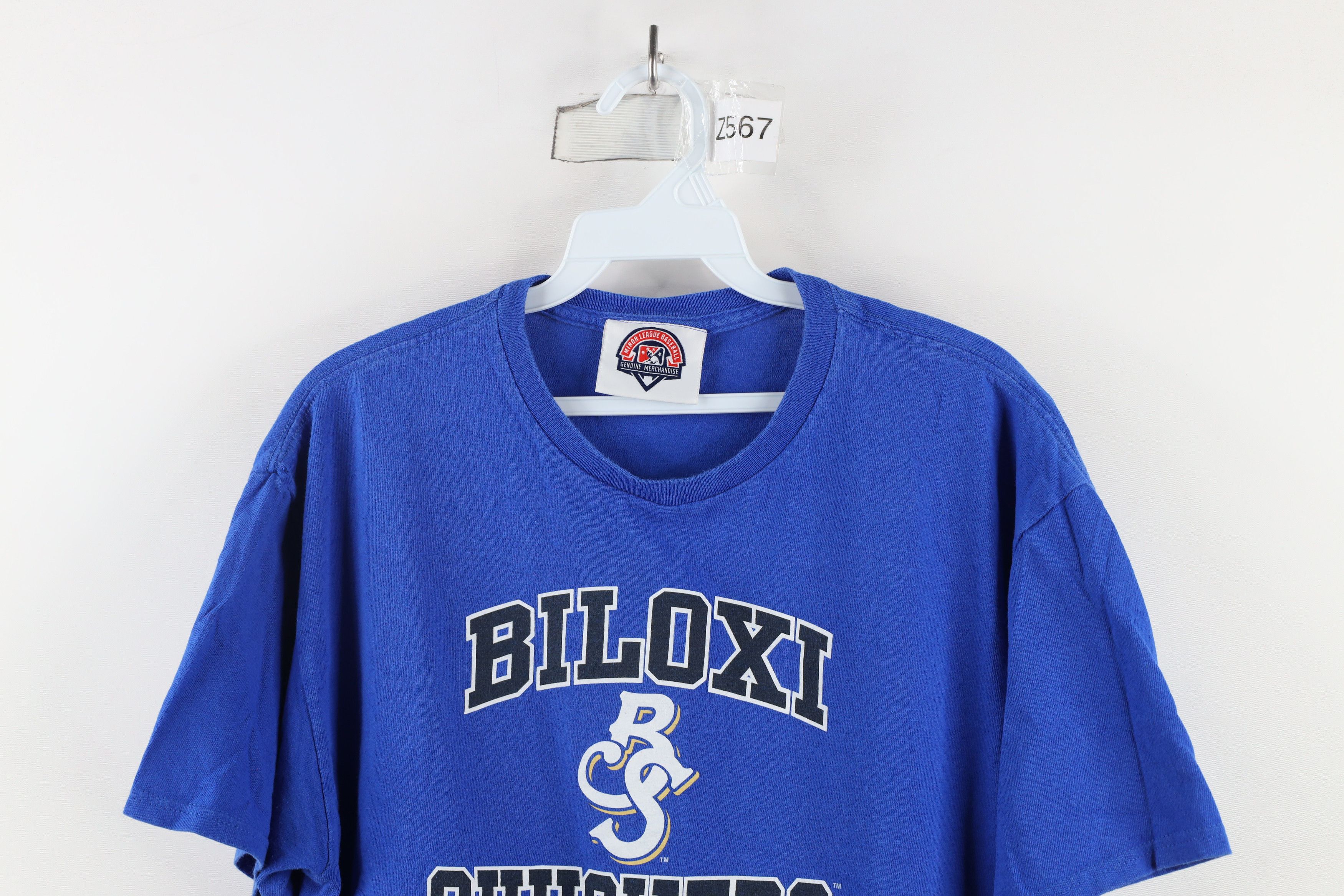 Vintage Vintage Baseball Biloxi Shuckers Short Sleeve T-Shirt Size US L / EU 52-54 / 3 - 2 Thumbnail