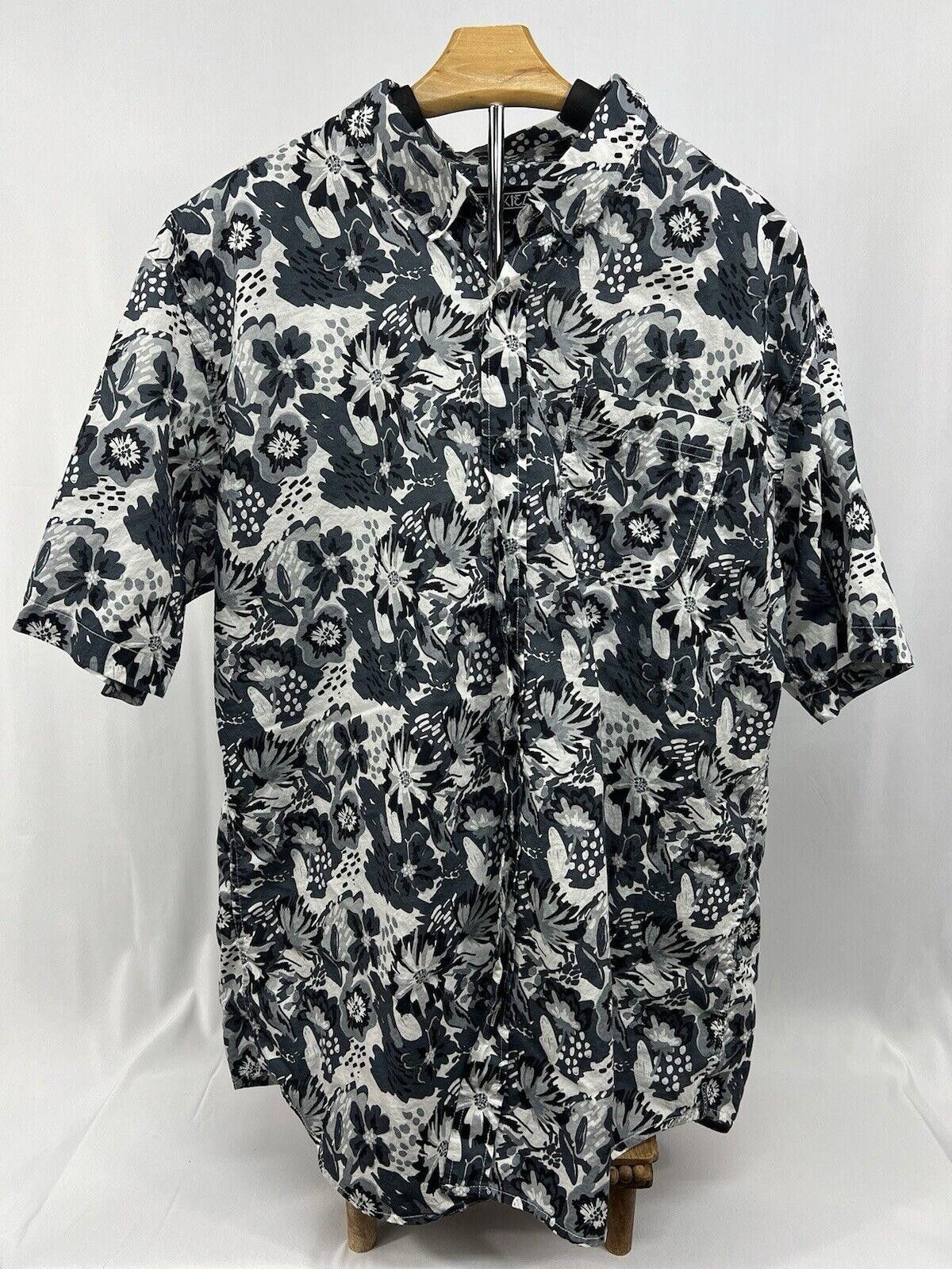 Ezekiel Ezekiel Mens (Shirt X-Large) Button Up Short Sleeve Size US XL / EU 56 / 4 - 1 Thumbnail