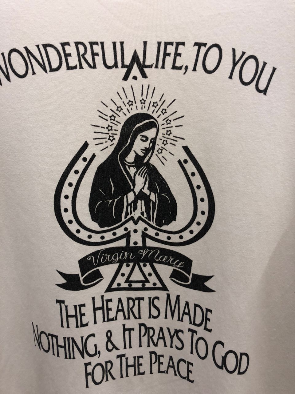 Vintage vintage Virgin Marie virgin mary FREE BEAT Long Sleeve Size US L / EU 52-54 / 3 - 3 Thumbnail
