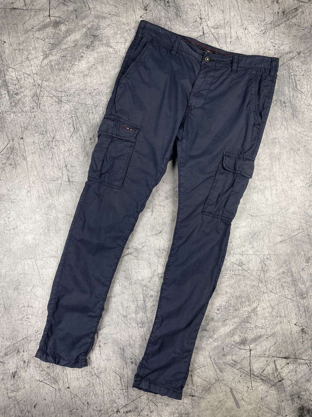 Napapijri Vintage Napapijri Tactical Cargo Pants Travis Scott Style Size US 33 - 2 Thumbnail