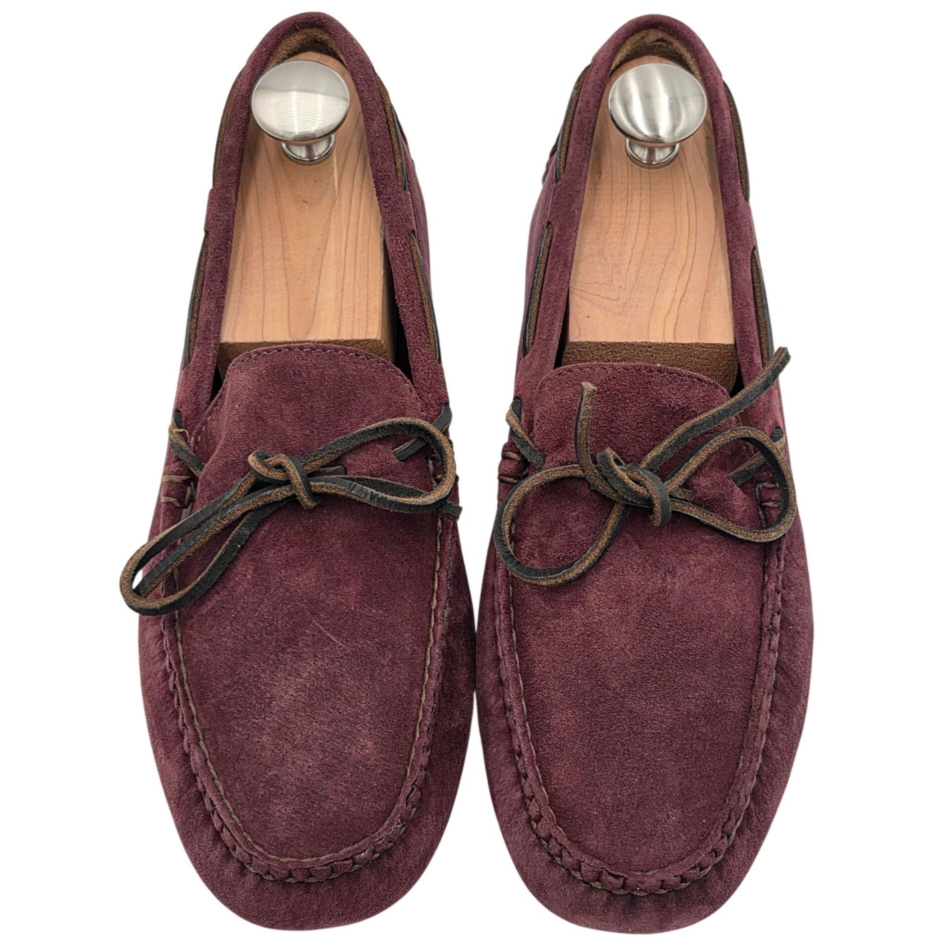 Brooks Brothers NEW Brooks Brothers Burgundy Suede Driving Loafers Mens 9 Size US 9 / EU 42 - 2 Thumbnail