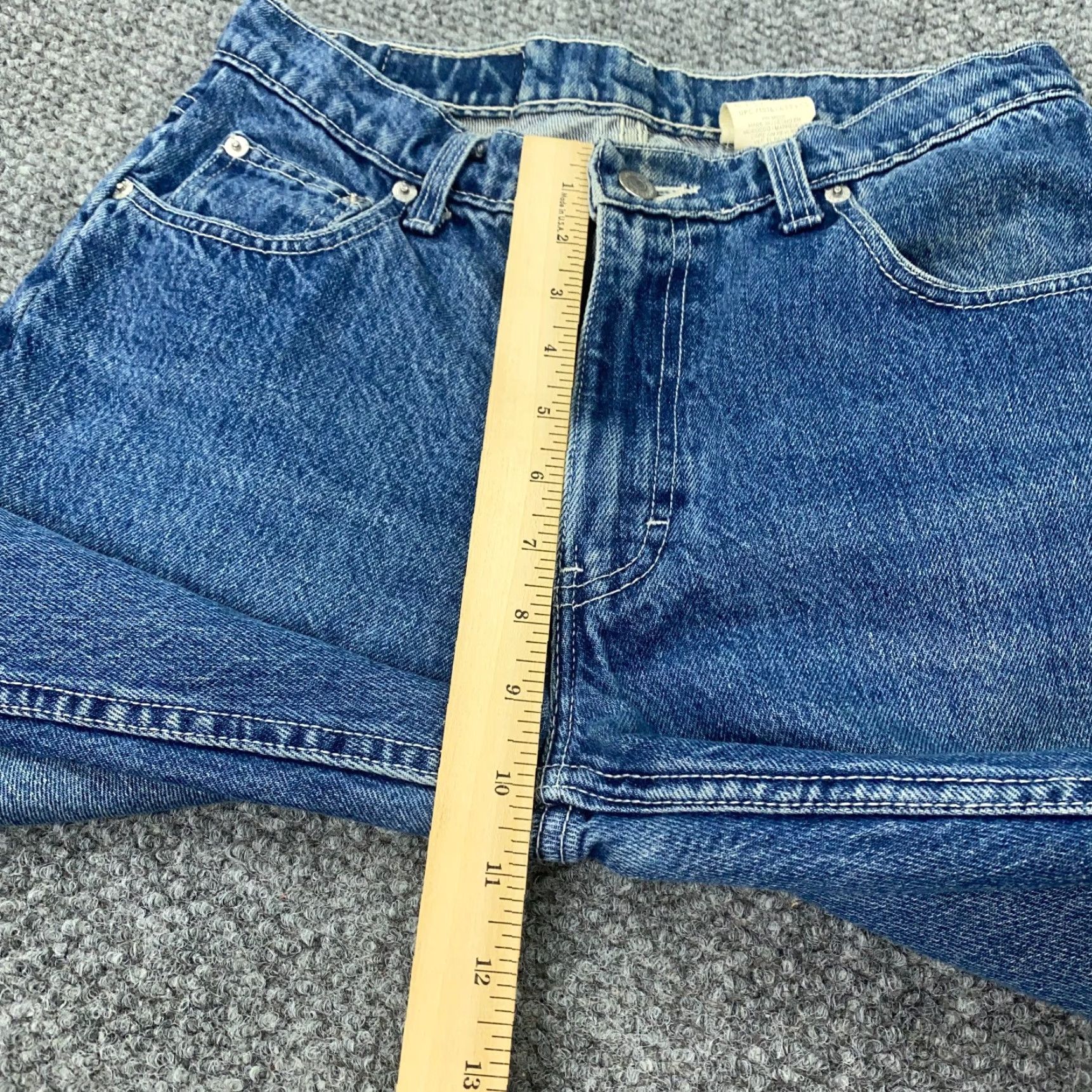 Jordache VINTAGE Jordache Jeans Capri Size 7/8 Blue 90s Mom Retro Mid-Rise Womens Size 30" / US 8 / IT 44 - 7 Thumbnail