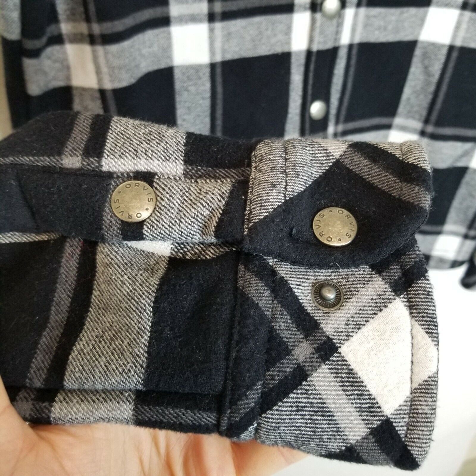 Orvis Orvis Womens Flannel Shacket S Gorpcore Snap Front Utility Size S / US 4 / IT 40 - 4 Thumbnail