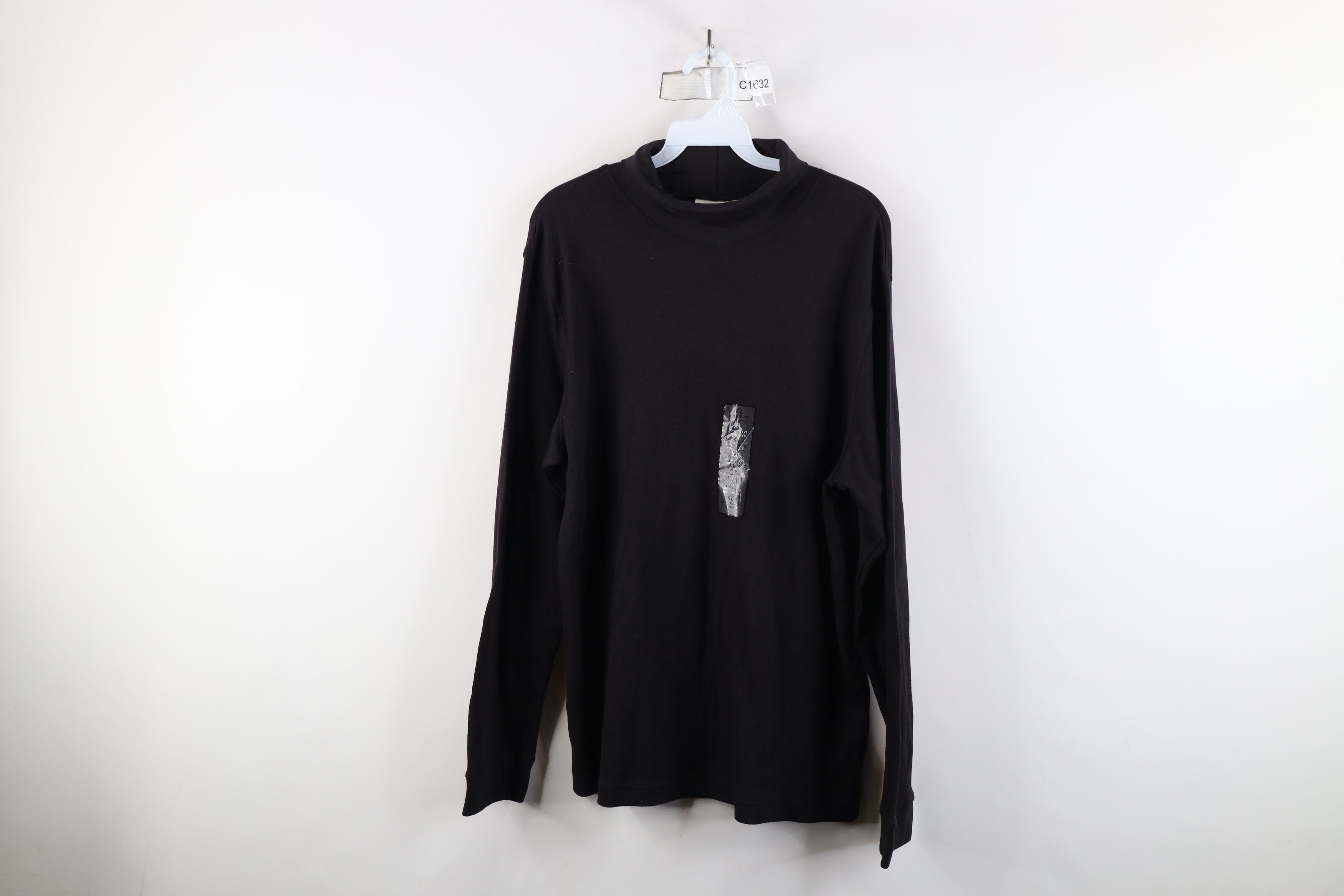 Vintage Deadstock Vintage 90s Streetwear Long Sleeve T-Shirt Black Size US XL / EU 56 / 4 - 1 Thumbnail