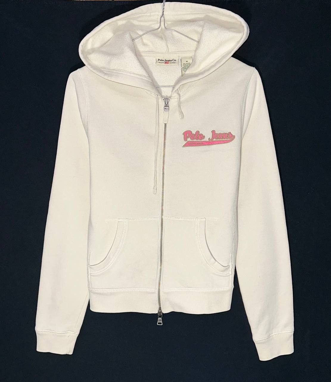 Polo Ralph Lauren × Vintage Polo Jeans Co Ralph Lauren Stitched zip hoodie Vintage Y2K Size M / US 6-8 / IT 42-44 - 1 Thumbnail
