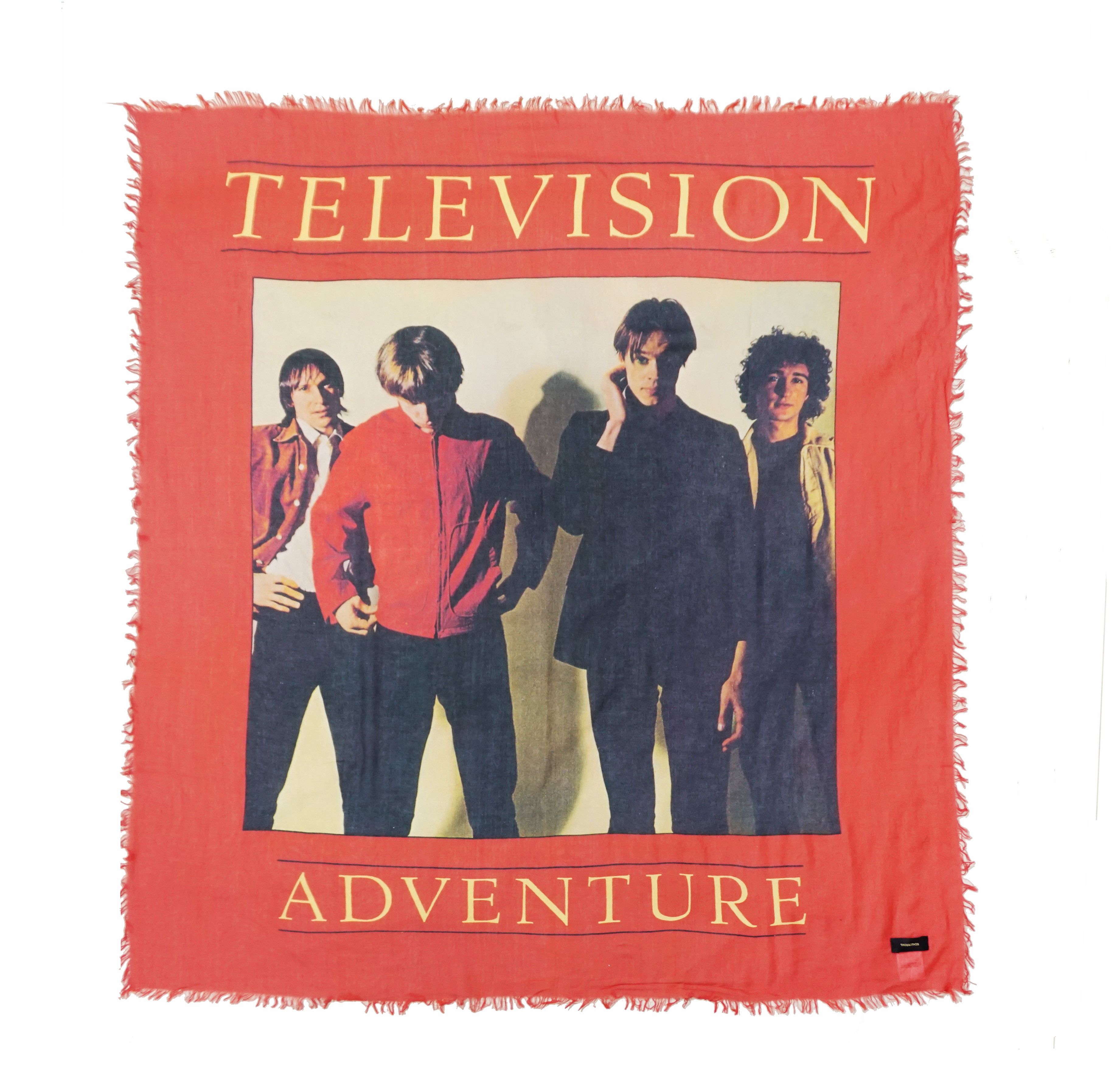 Band Tees × Undercover × Vintage New! SS15 Undercover x Television "Adventure" Big Scraf Size ONE SIZE - 1 Thumbnail
