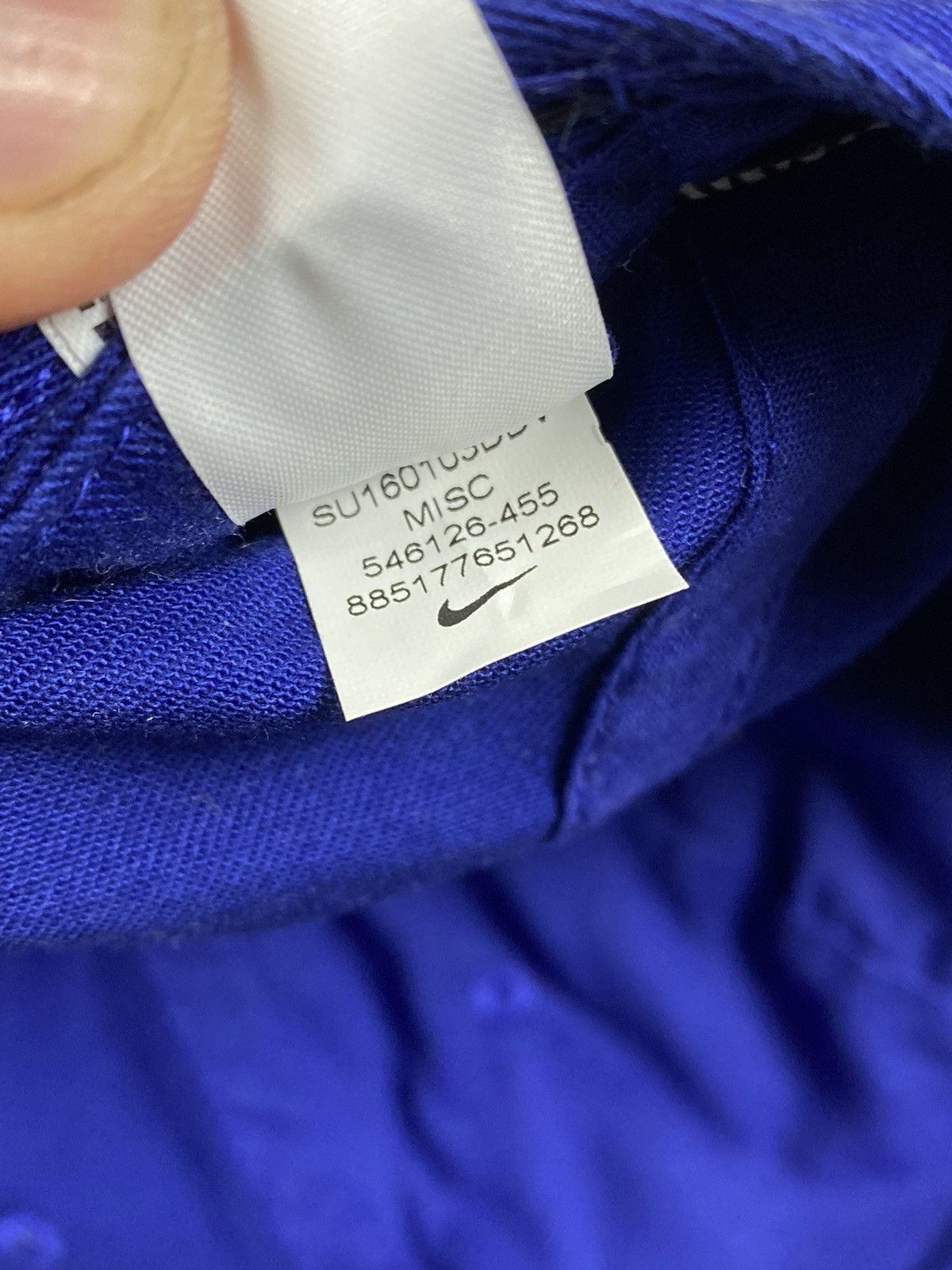 Nike × Vintage Vintage Nike Center Logo y2k Drill Cap Size ONE SIZE - 10 Thumbnail
