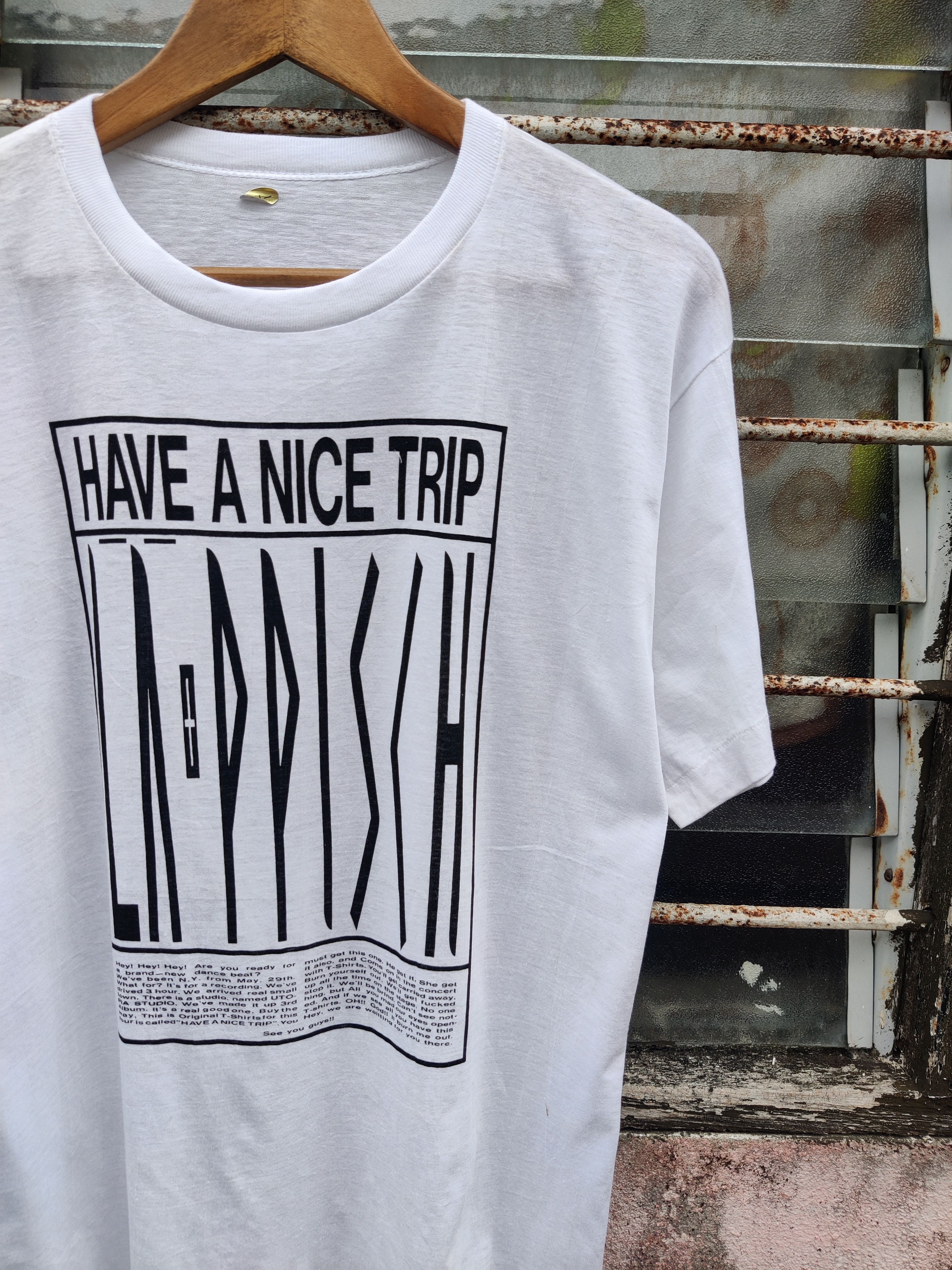 Band Tees Vintage 90's LA PPISCH Japanese Ska Punk Band Tour Shirt Size US M / EU 48-50 / 2 - 3 Thumbnail