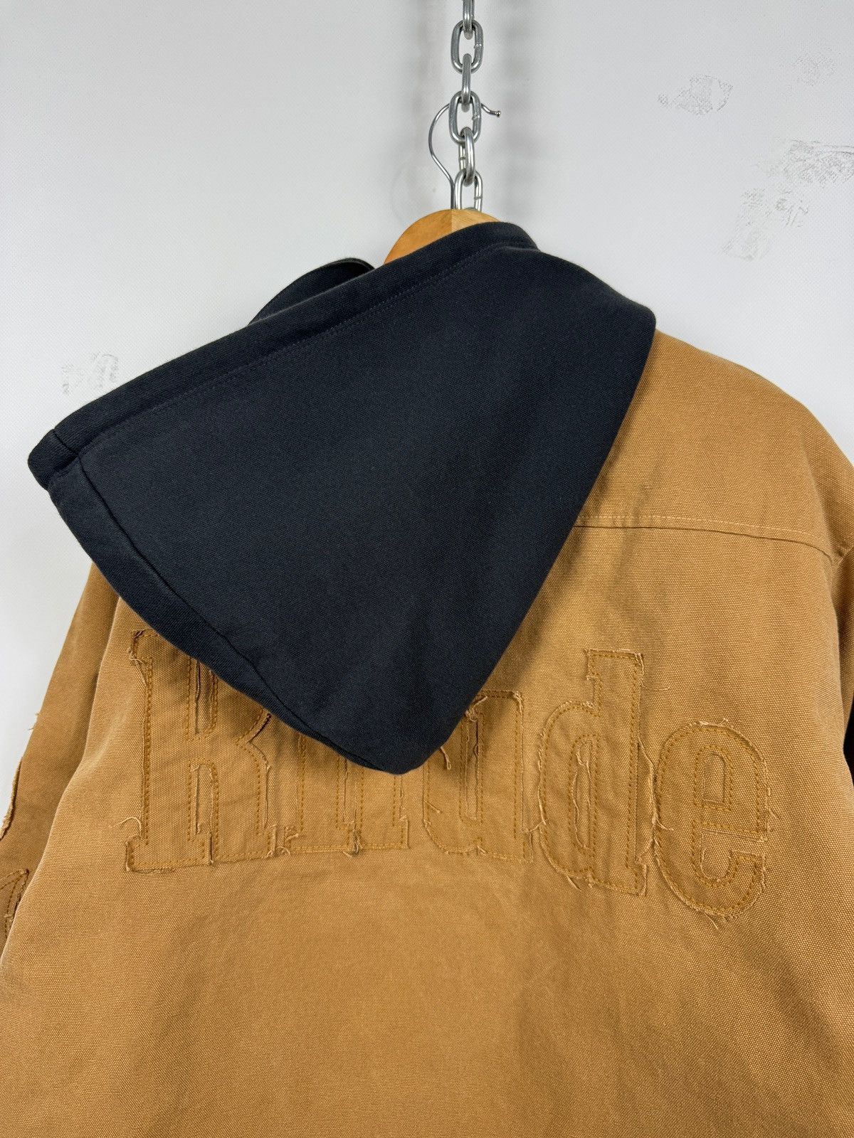 Rhude Rhude Flame Hooded Work Jacket Size US XL / EU 56 / 4 - 16 Thumbnail