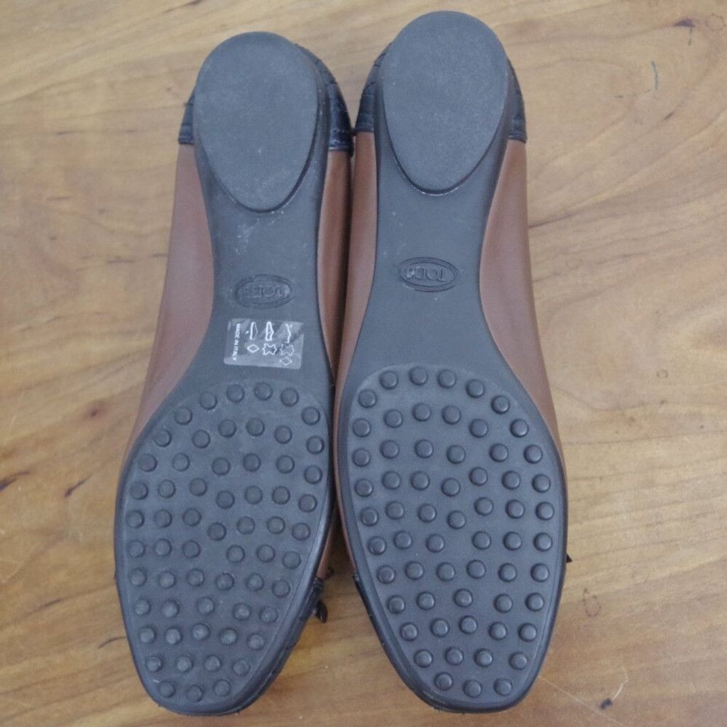 Tod's EUC Tod's Italian Made Two Tone Driving Flats Size 35 Size US 5 / IT 35 - 2 Thumbnail