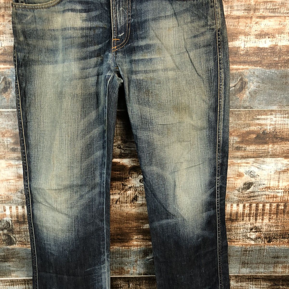 Nudie Jeans DL Nudie Jeans Blue Distressed Denim Pants #C139 Size US 31 - 5 Thumbnail