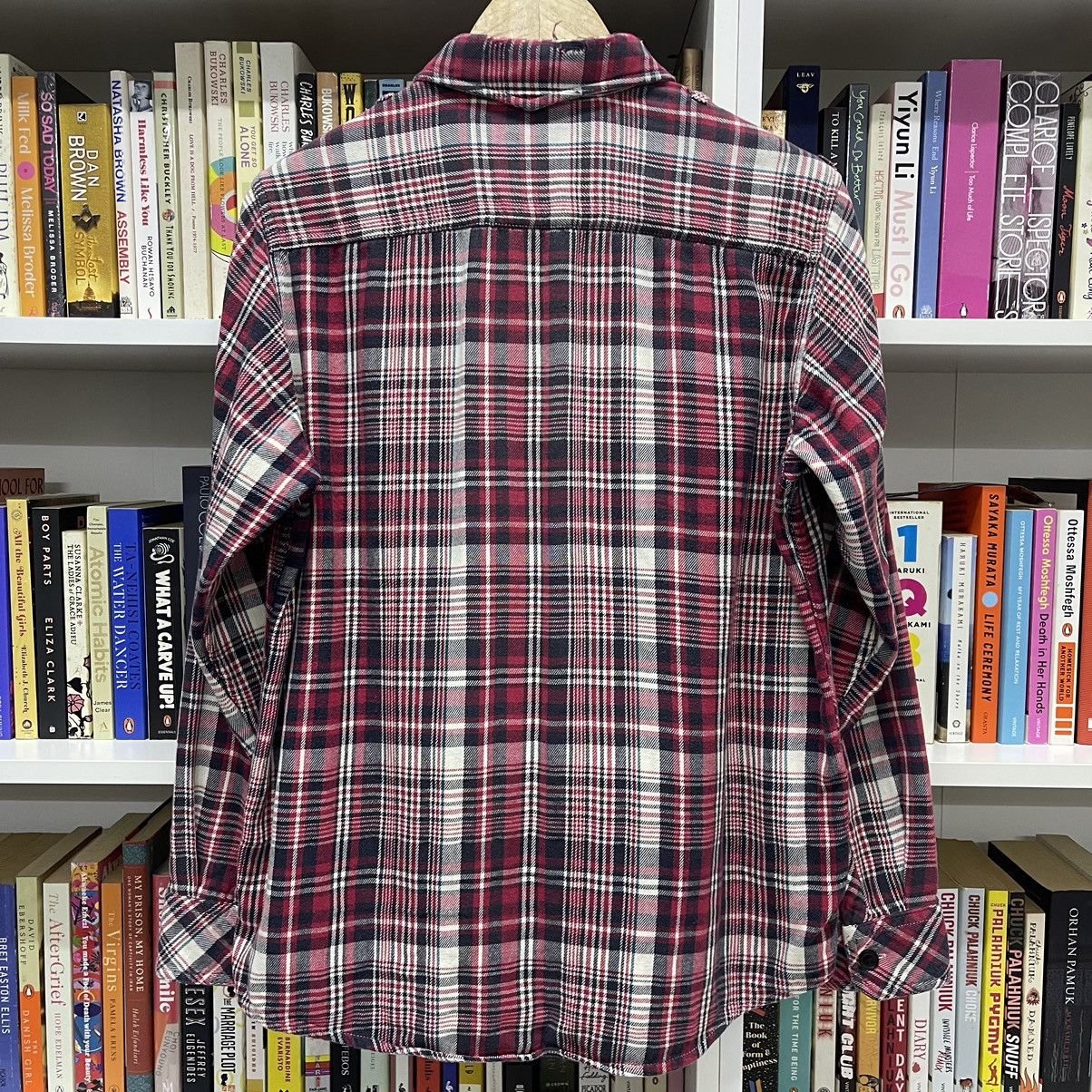 Japanese Brand × Kansai Yamamoto Kansai Jeans Kansai Yamamoto Flannel Checkered Shirt Size US L / EU 52-54 / 3 - 2 Thumbnail