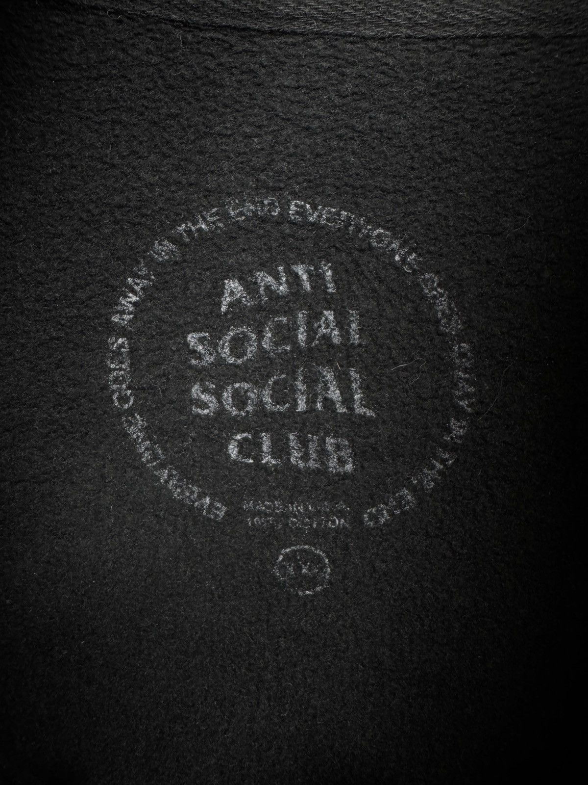 Anti Social Social Club Anti Social Social Club Hell O Rose Black hoodie made in USA Size US XXL / EU 58 / 5 - 9 Thumbnail