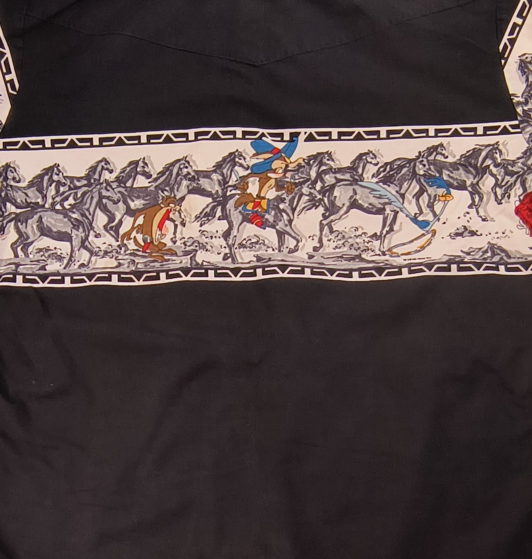 Vintage Vintage western Looney Tunes 1993 button up LS shirt Size US XXL / EU 58 / 5 - 1 Thumbnail