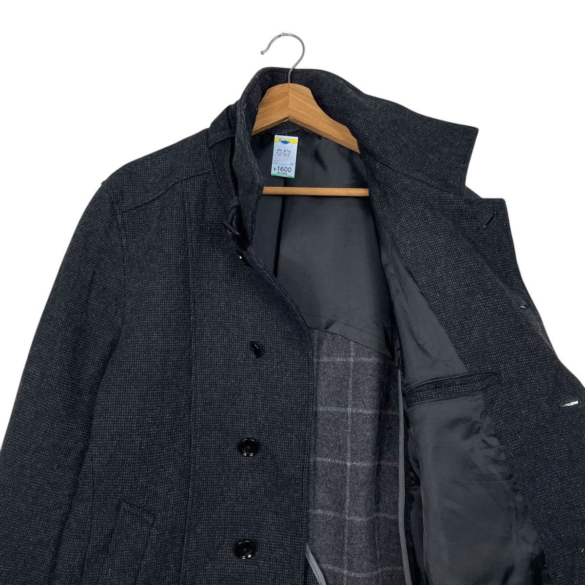 Japanese Brand Japanese Brand Black Wool Casual Jacket Size US S / EU 44-46 / 1 - 12 Thumbnail
