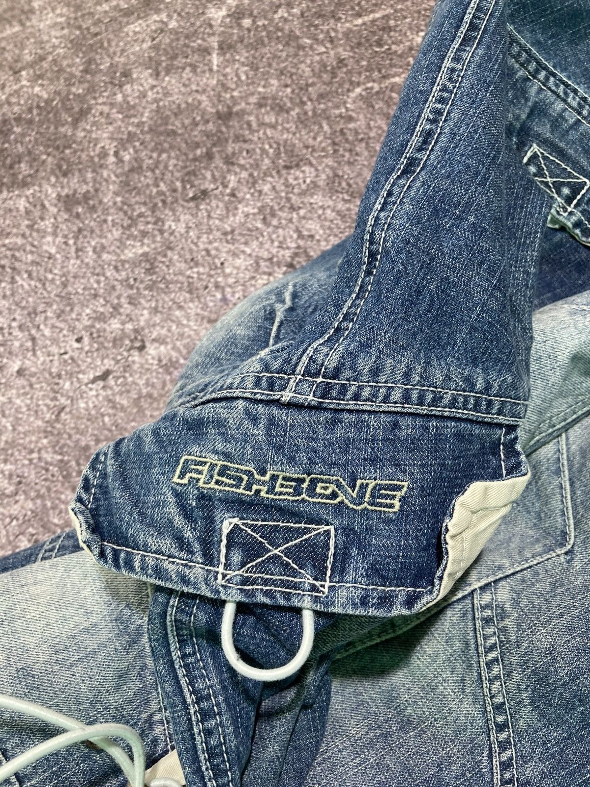 JNCO Vintage Y2K Fishbone Multi-pocket Flared Washed Jeans Pants Size US 30 / EU 46 - 20 Thumbnail